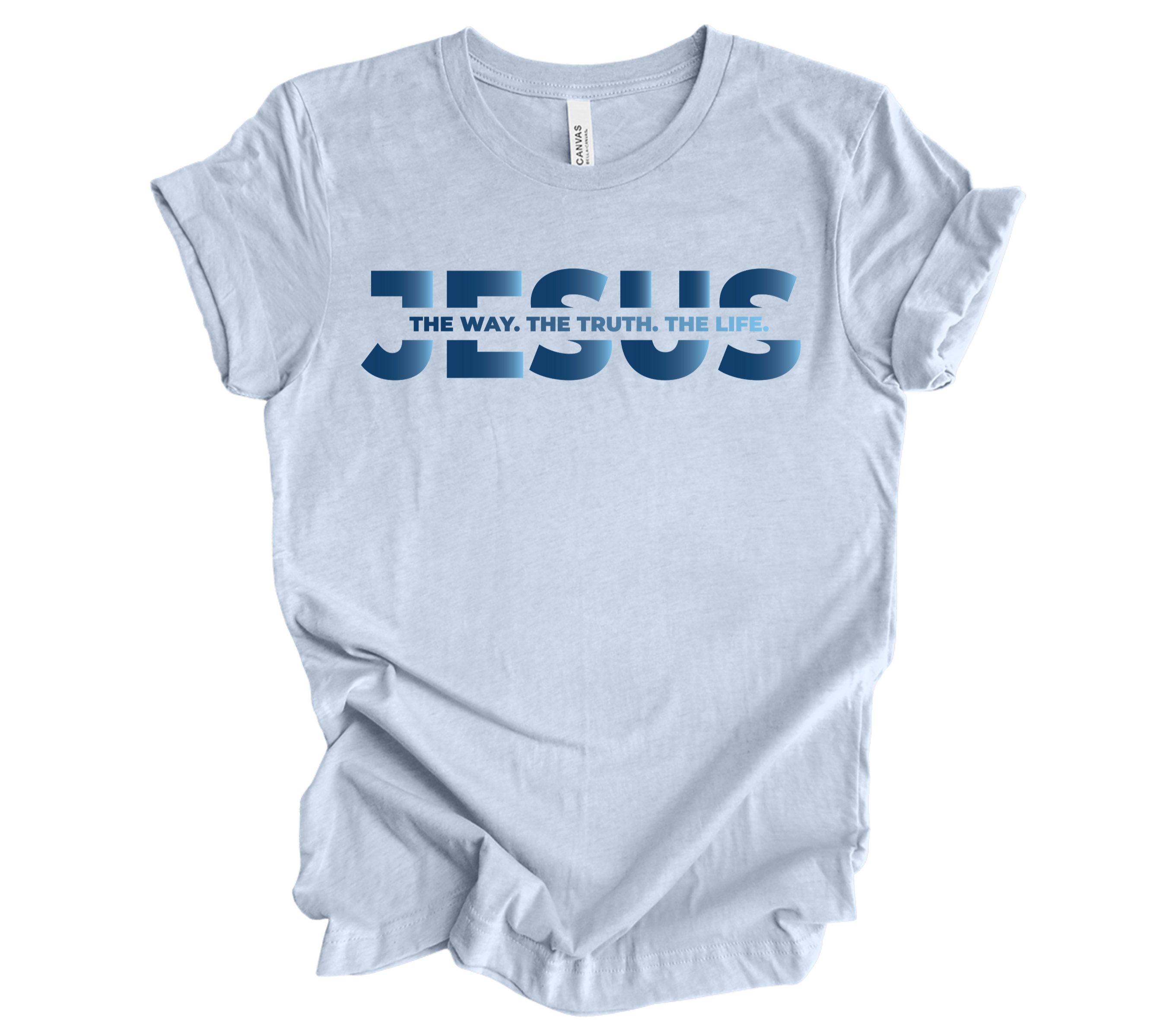 Faith-inspired Tee- "JESUS-The Way, The Truth, The Life"