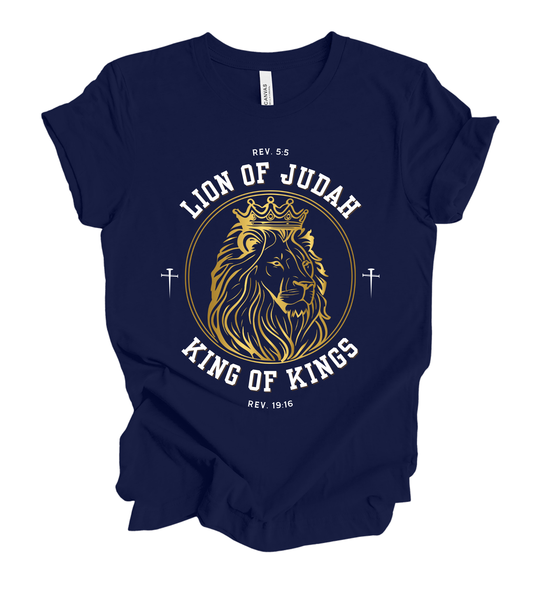 Faith-inspired Tee- "The Lion of Judah"