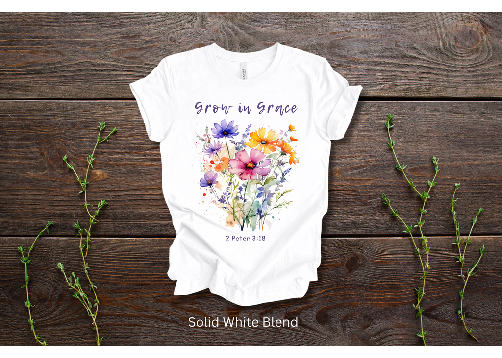 "Grow in Grace" Crew T-shirt for ADULT/YOUTH