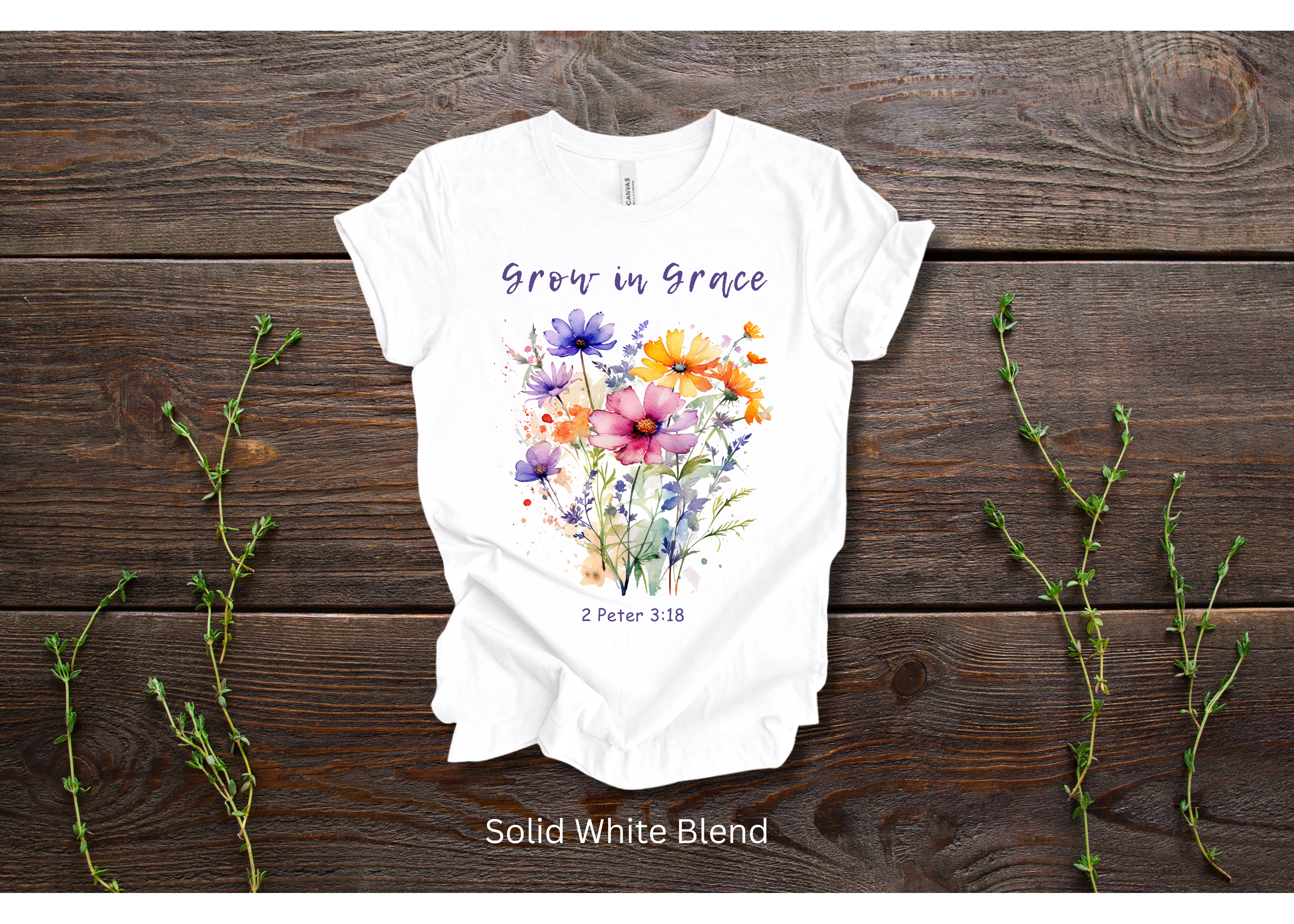"Grow in Grace" Crew T-shirt for ADULT/YOUTH