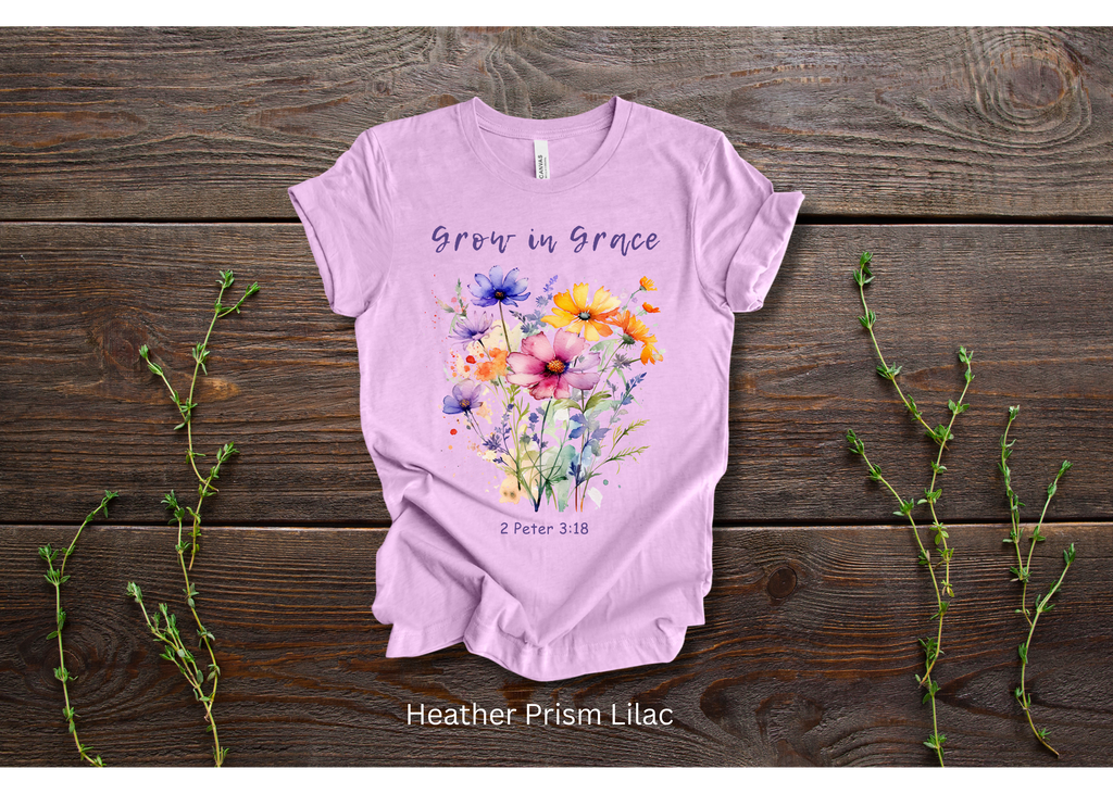 "Grow in Grace" Crew T-shirt for ADULT/YOUTH