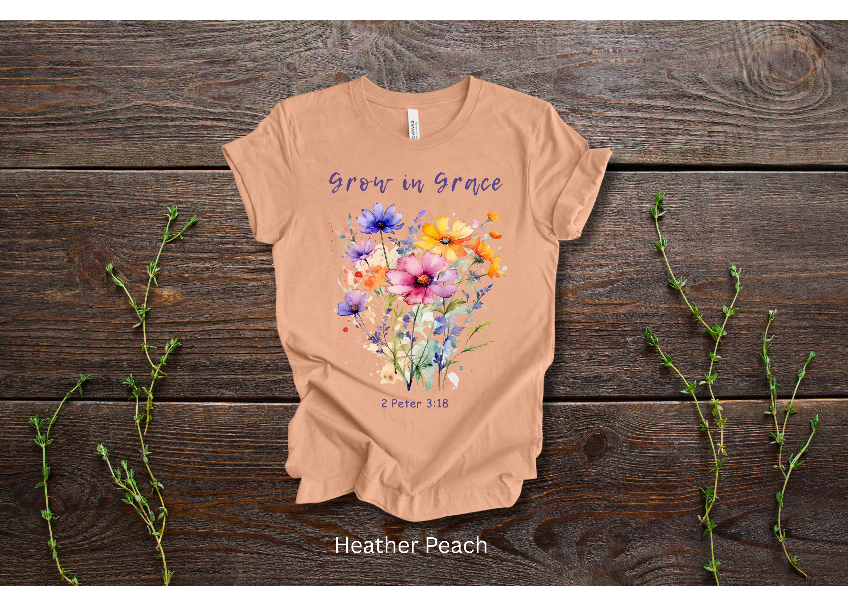 "Grow in Grace" Crew T-shirt for ADULT/YOUTH