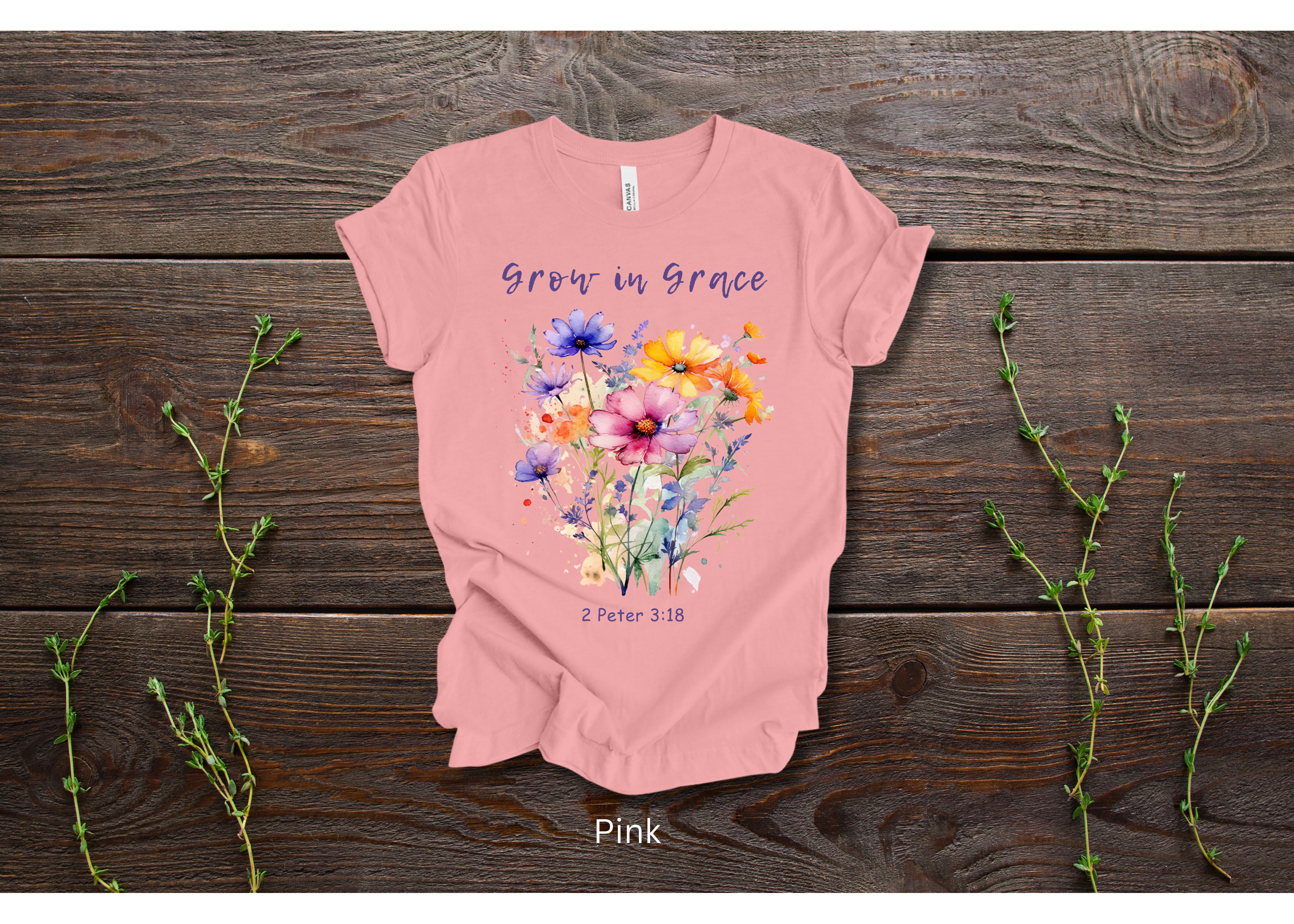 "Grow in Grace" Crew T-shirt for ADULT/YOUTH