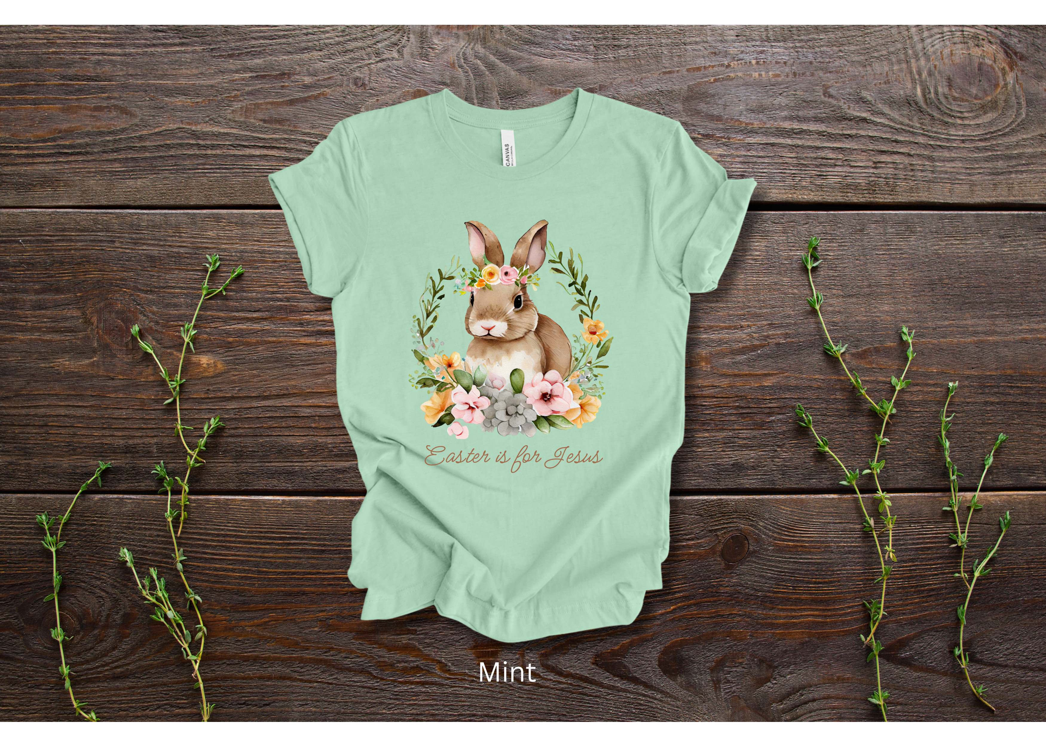 "Easter is for Jesus" Crew T-shirt for ADULT/YOUTH/TODDLERS/INFANTS