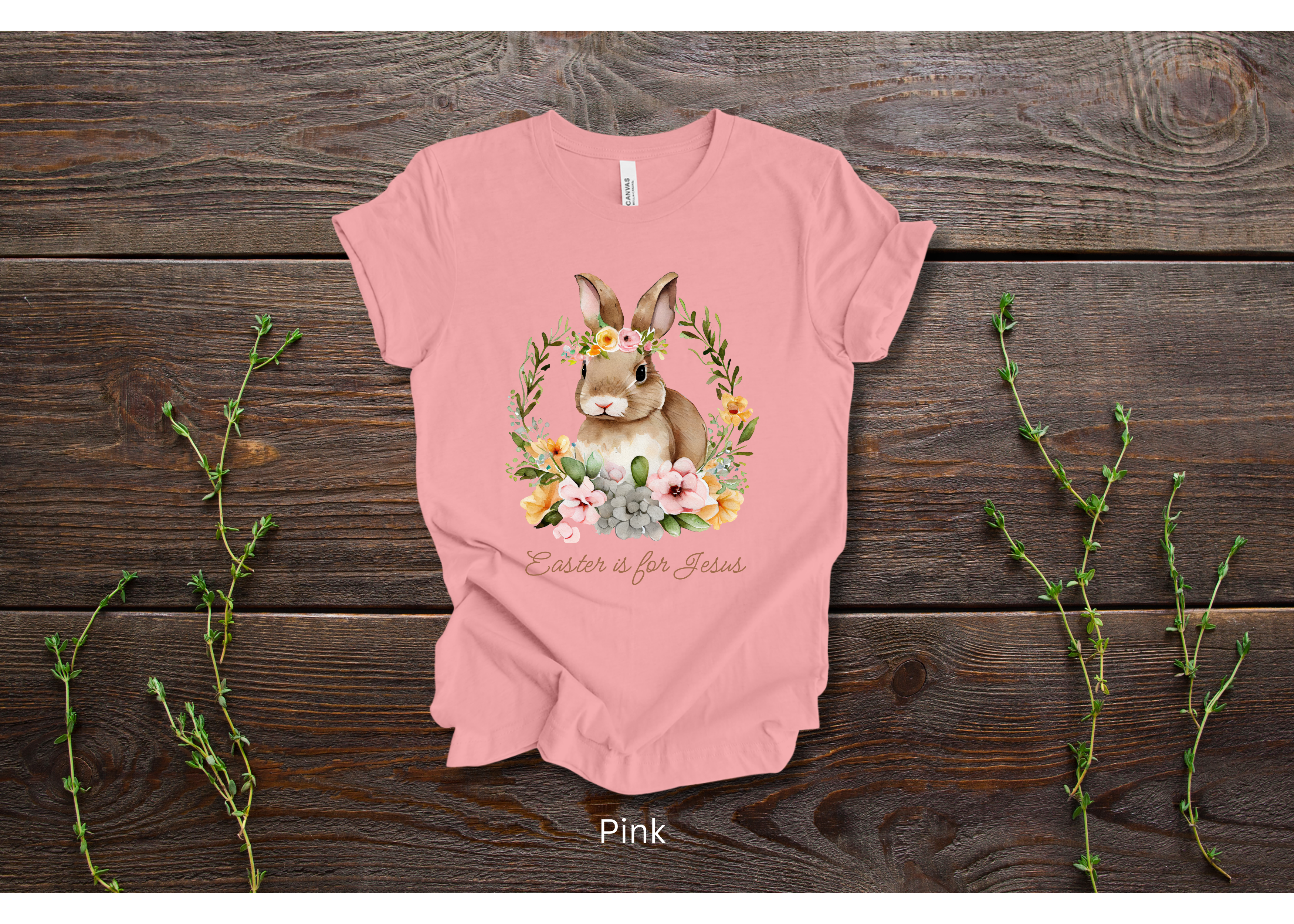 "Easter is for Jesus" Crew T-shirt for ADULT/YOUTH/TODDLERS/INFANTS
