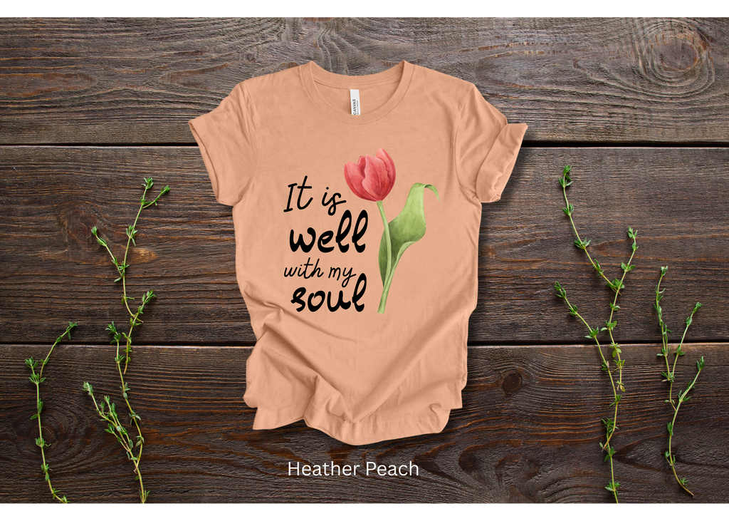 "It Is Well With My Soul" Crew T-shirt for ADULT/YOUTH