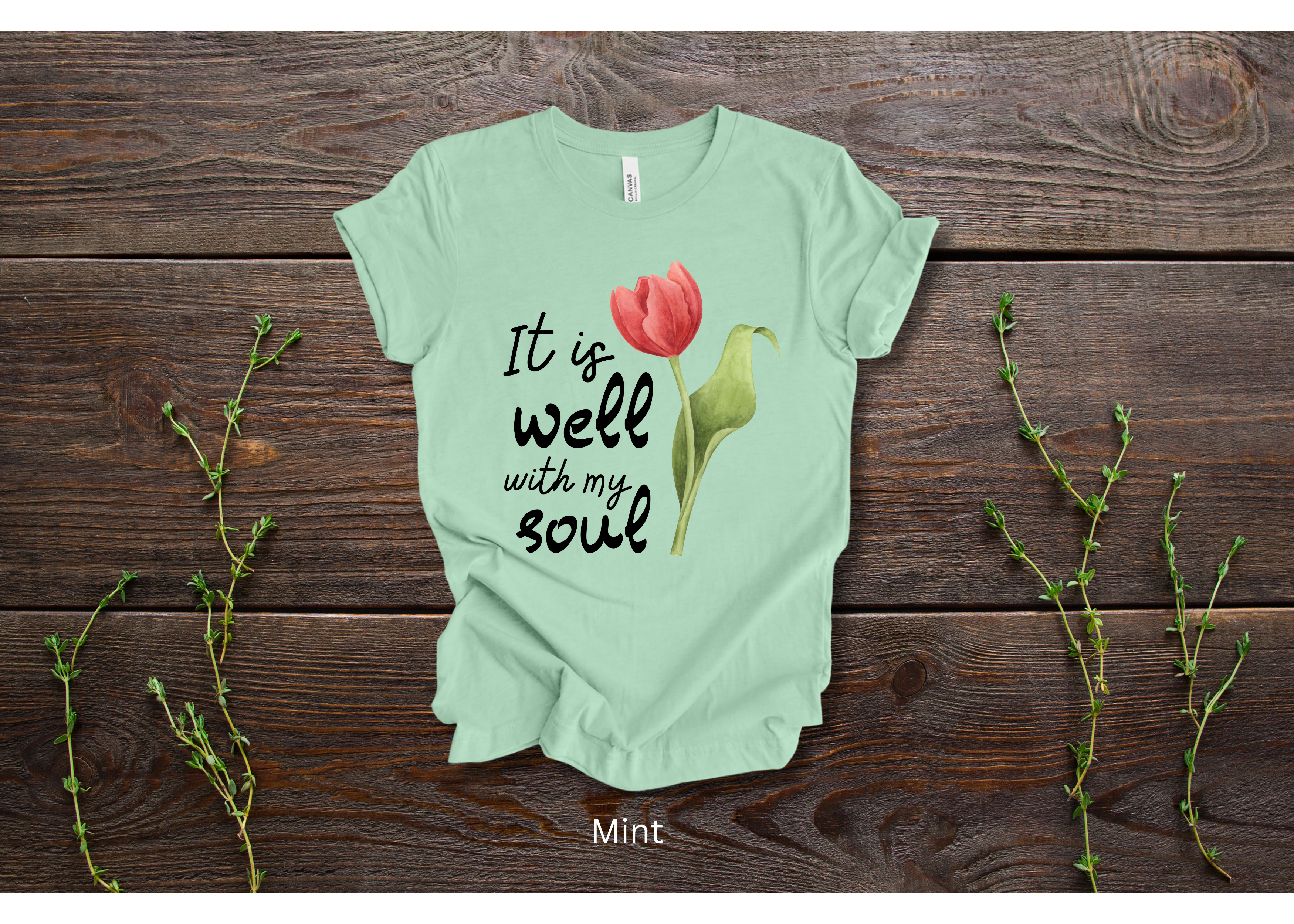"It Is Well With My Soul" Crew T-shirt for ADULT/YOUTH