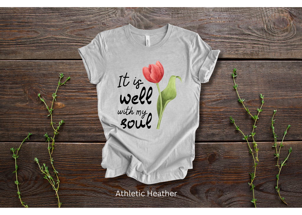 "It Is Well With My Soul" Crew T-shirt for ADULT/YOUTH