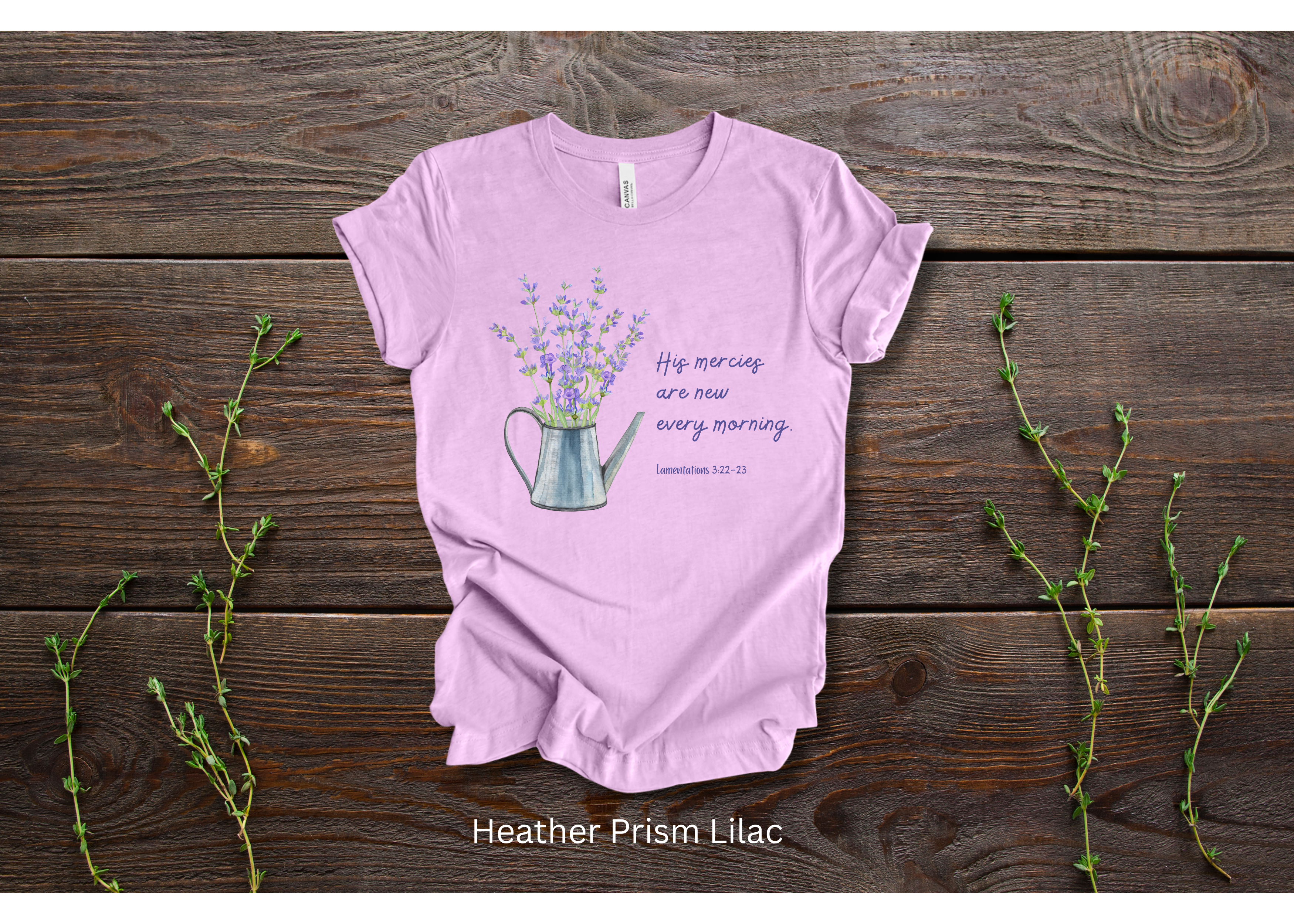 "His Mercies Are New Every Morning" Crew T-shirt for ADULT/YOUTH