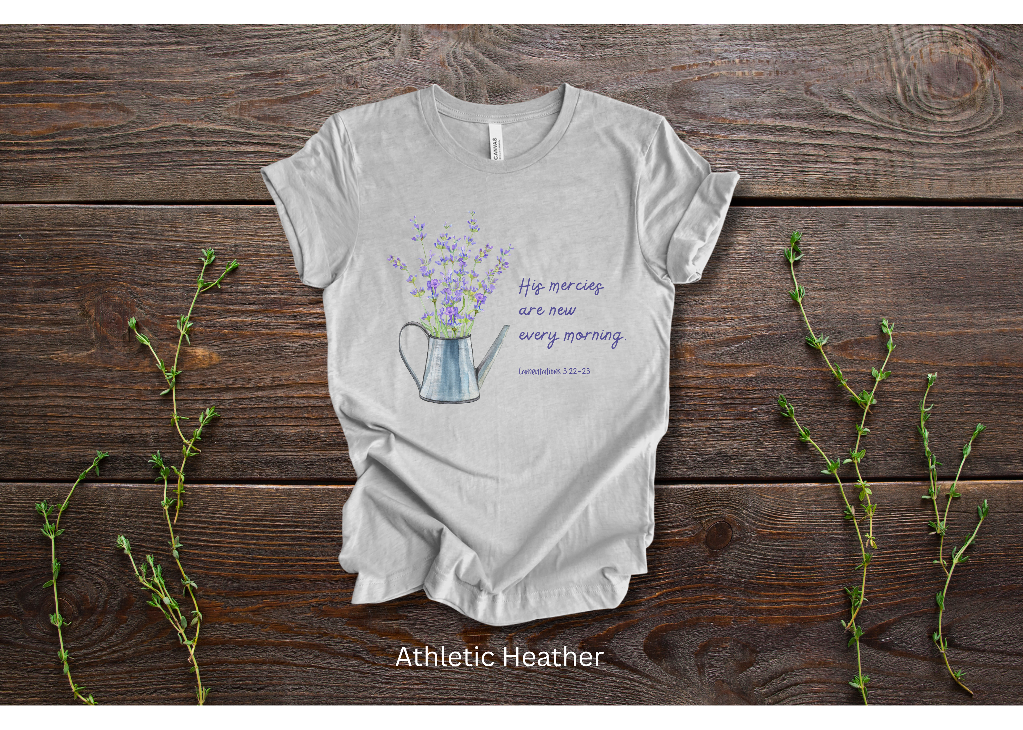 "His Mercies Are New Every Morning" Crew T-shirt for ADULT/YOUTH