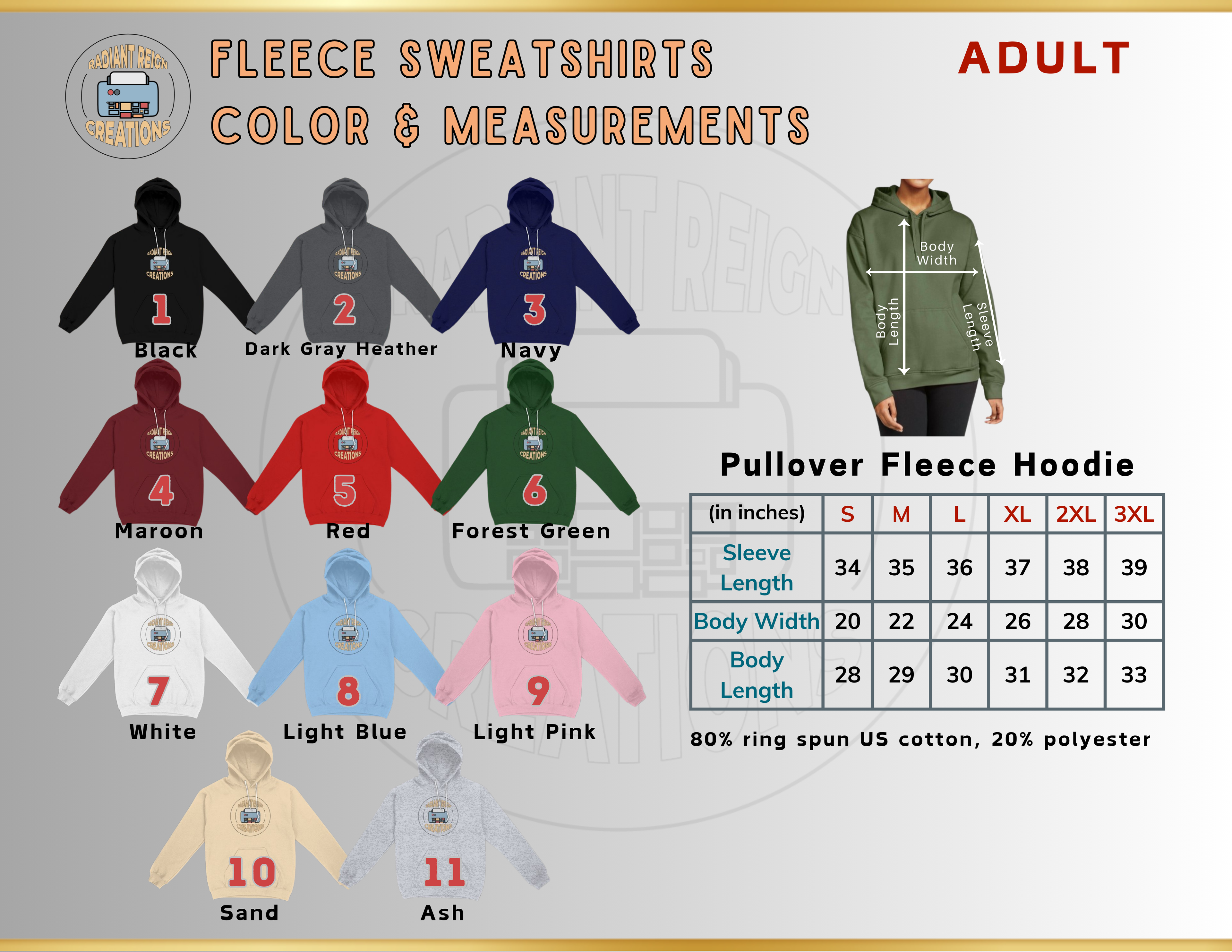 "Custom LOGO/IMAGE/TEXT T-SHIRT, LONG-SLEEVE, POLO, SWEATSHIRT and HOODIE for ADULTS"