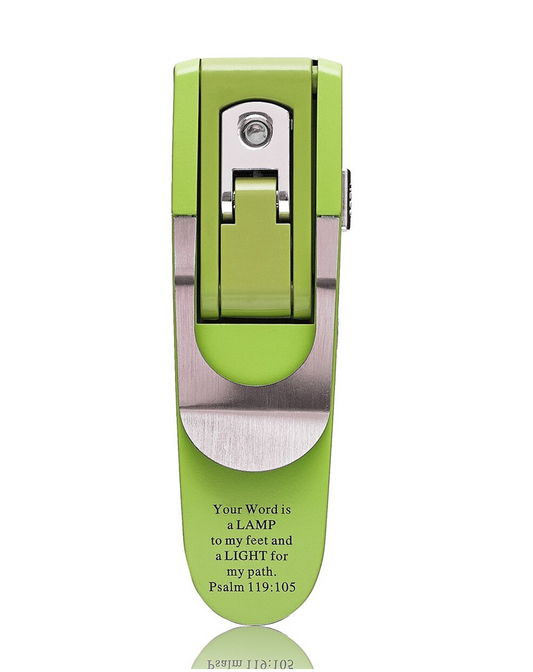 Book Light Green Hydraulic Pop-Up – Psalm 119:105