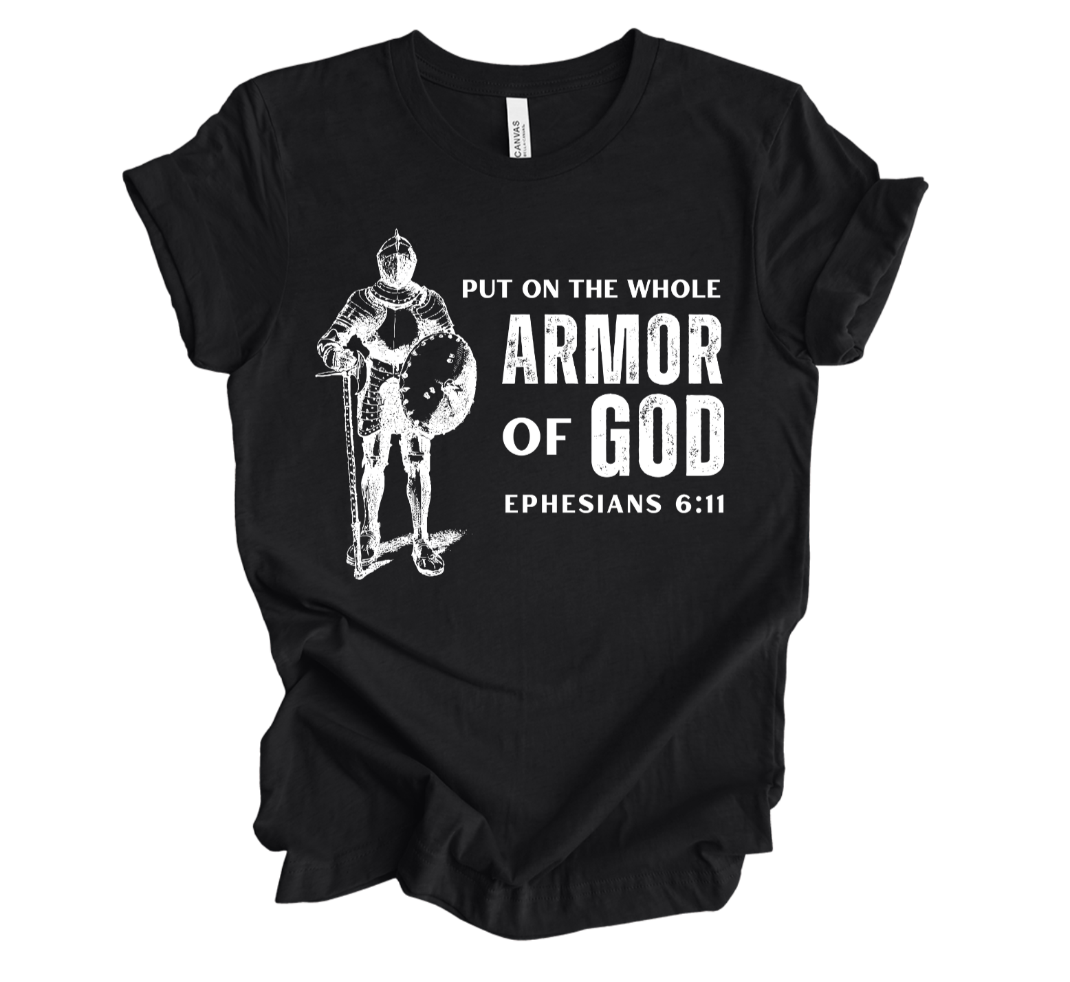 Faith-inspired Tee- "Armor of God"