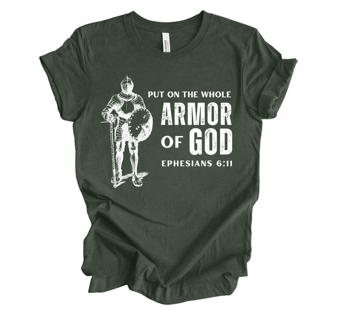 Faith-inspired Tee- "Armor of God"