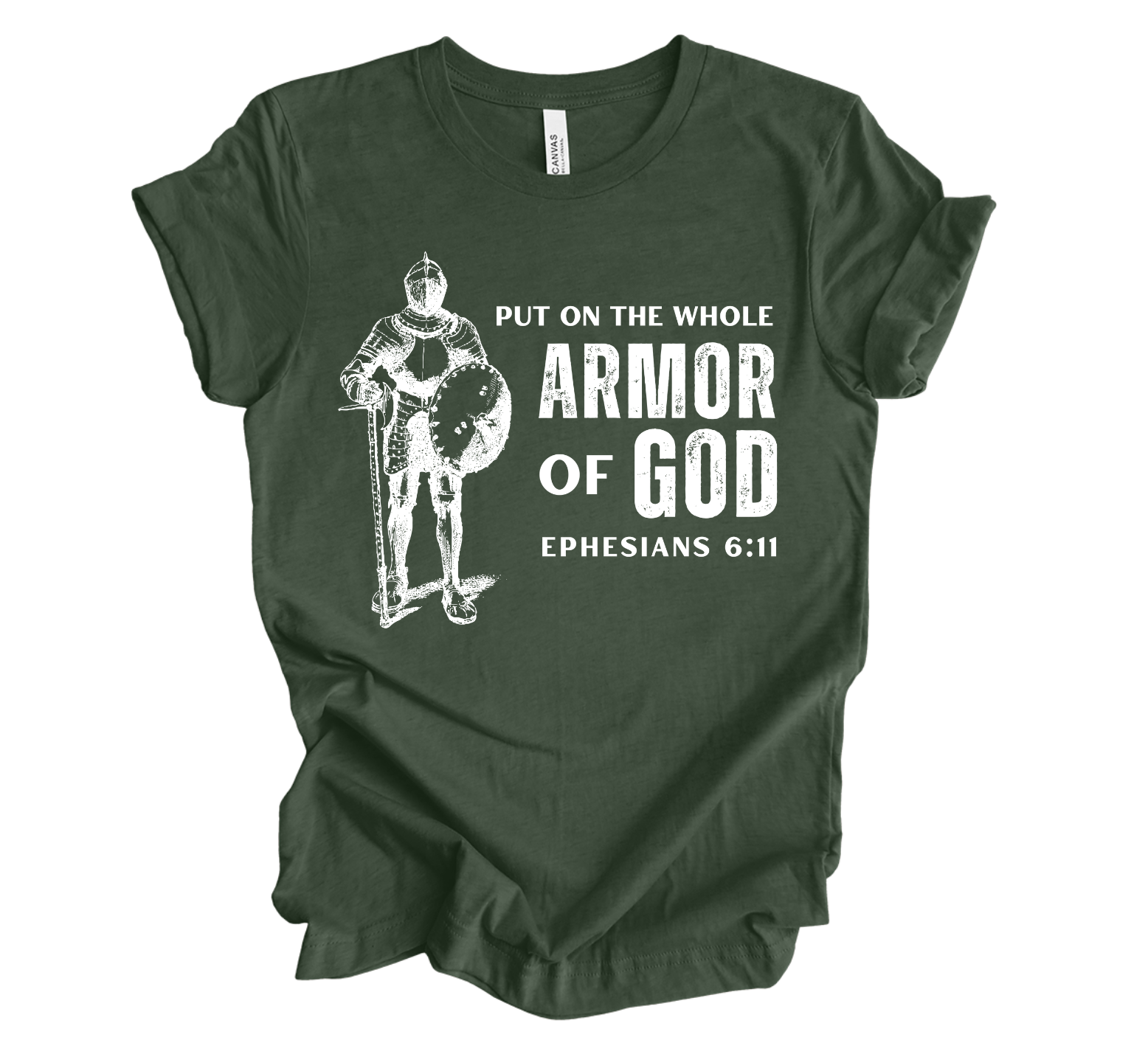 Faith-inspired Tee- "Armor of God"