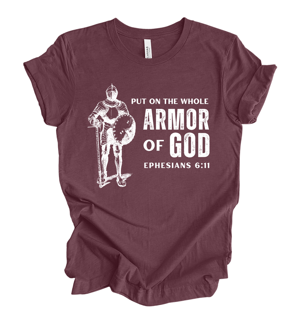 Faith-inspired Tee- "Armor of God"