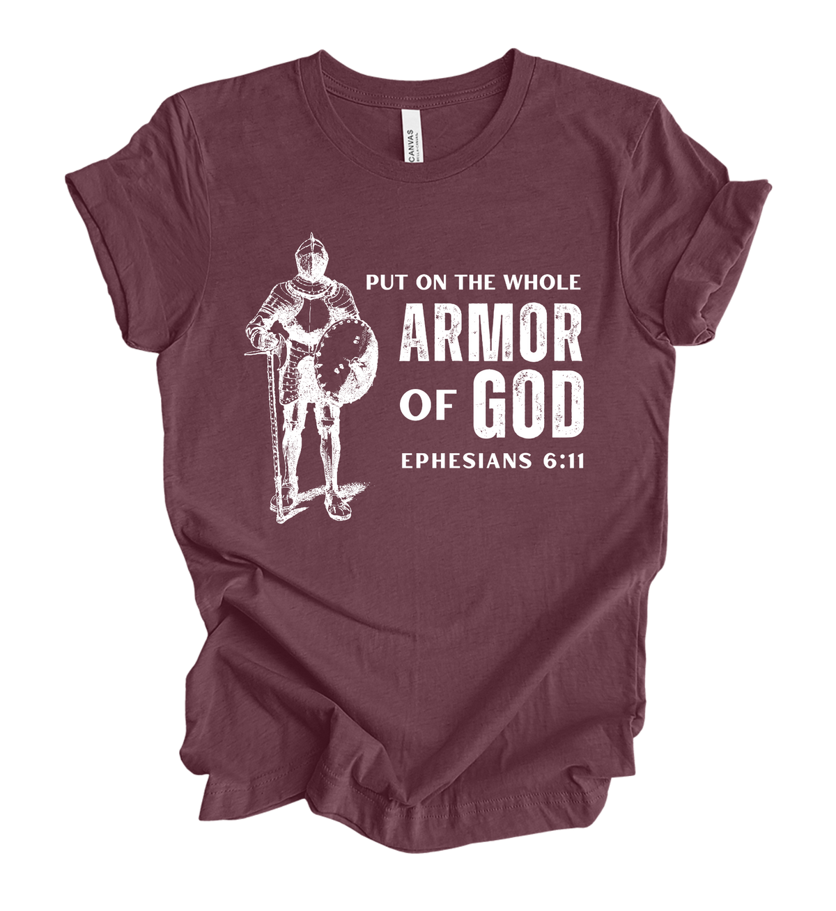 Faith-inspired Tee- "Armor of God"