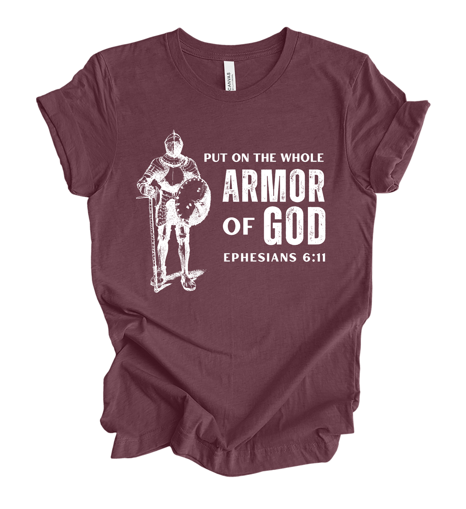 Faith-inspired Tee- "Armor of God"