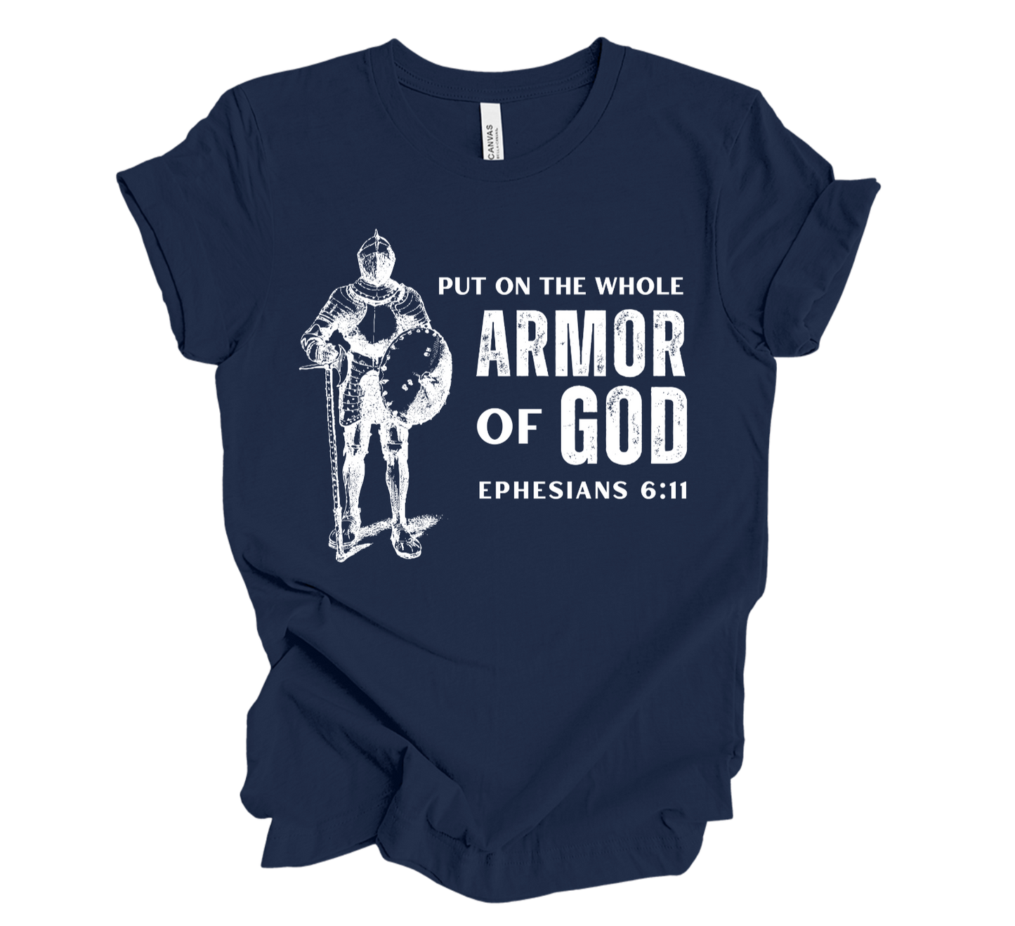 Faith-inspired Tee- "Armor of God"