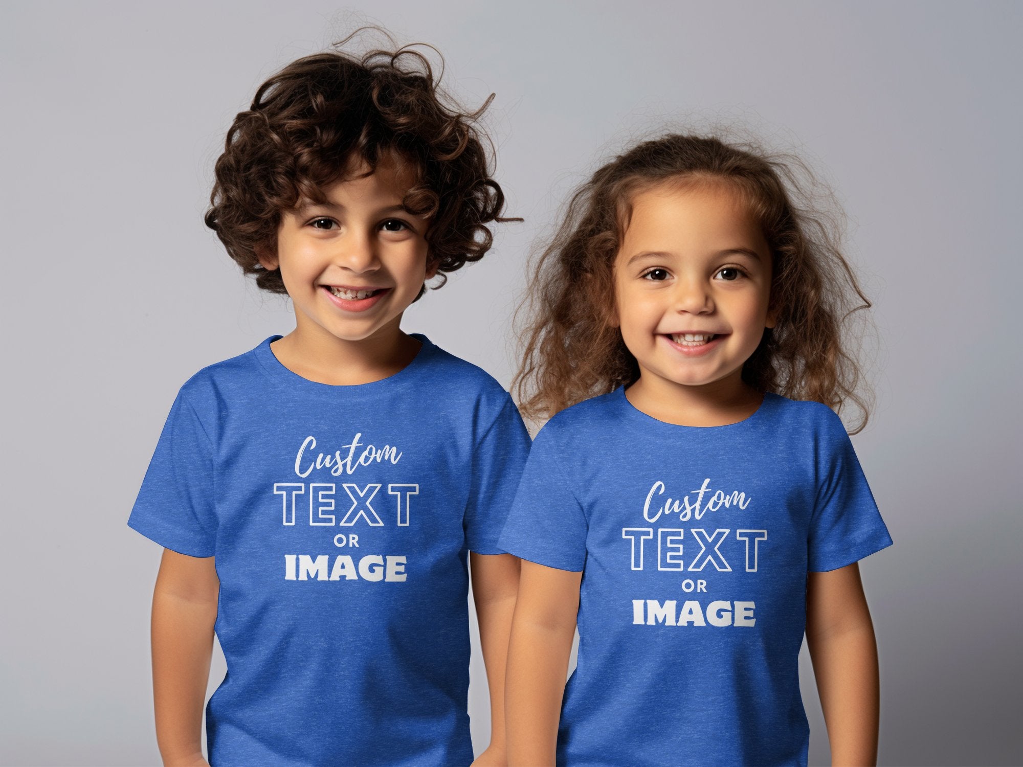 "Custom TEXT/IMAGE T-shirts"-TODDLER and INFANT