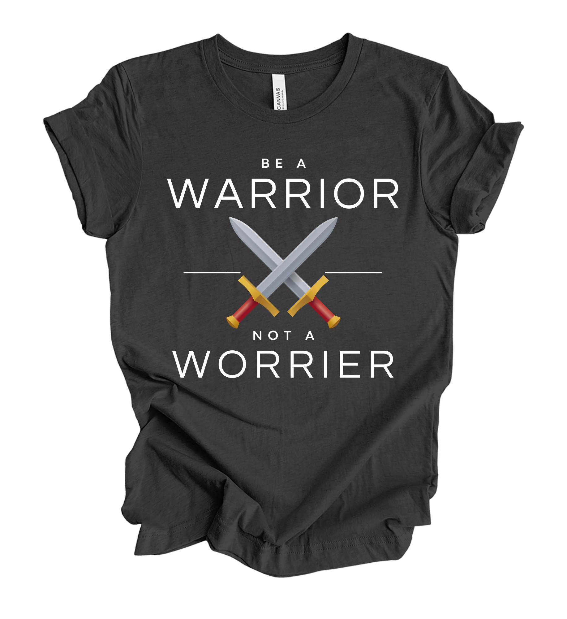 Faith-inspired Tee- "Be A Warrior Not A Worrier"