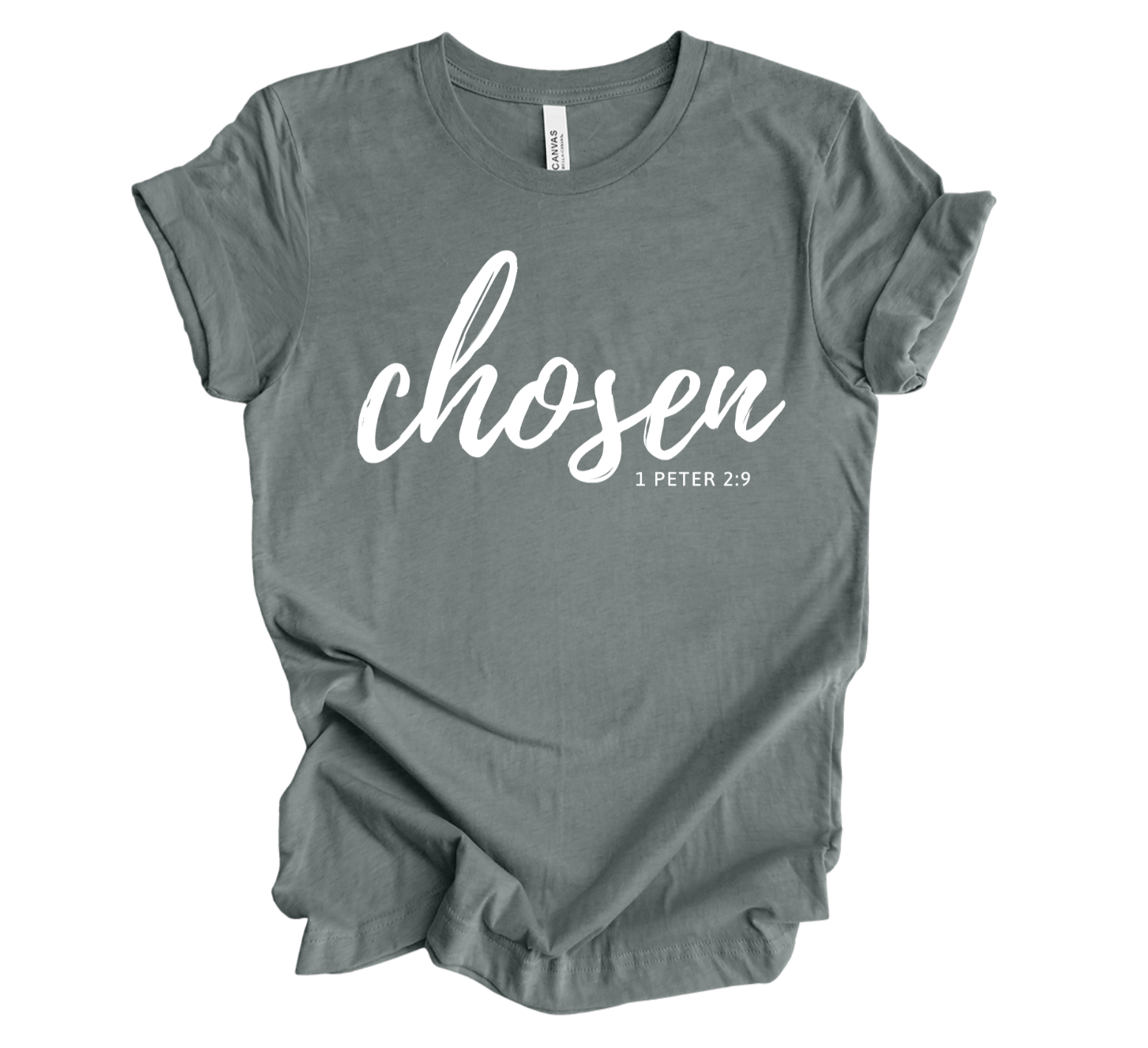 Faith-inspired Tee- "Chosen-1 Peter 2:9"