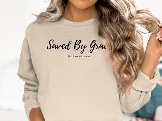 "Saved By Grace" Shirt- Ladies' Apparel