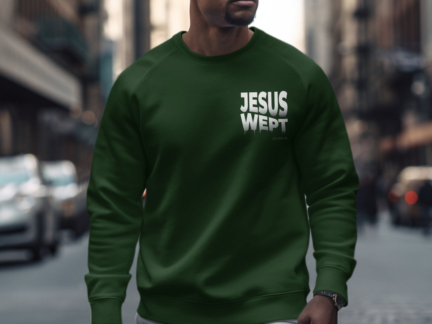 "Jesus Wept... John11:35" Shirt- Ladies' and Men's Apparel