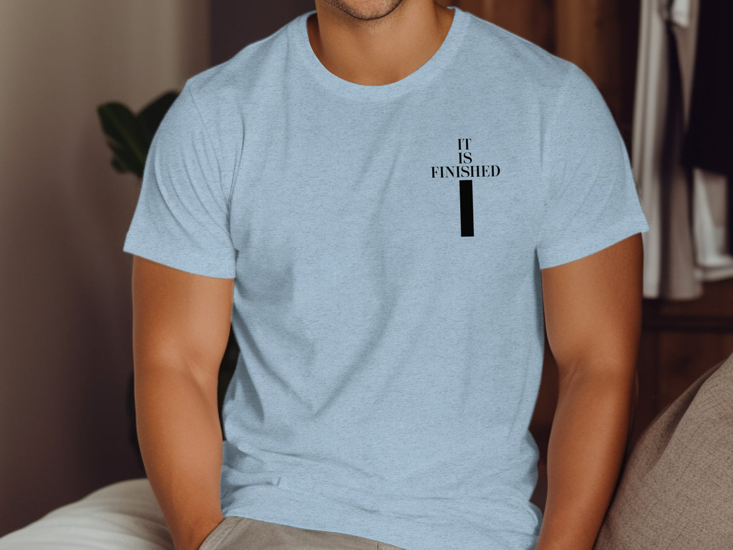 "It Is Finished (Cross)" Shirt- Ladies' and Men's Apparel