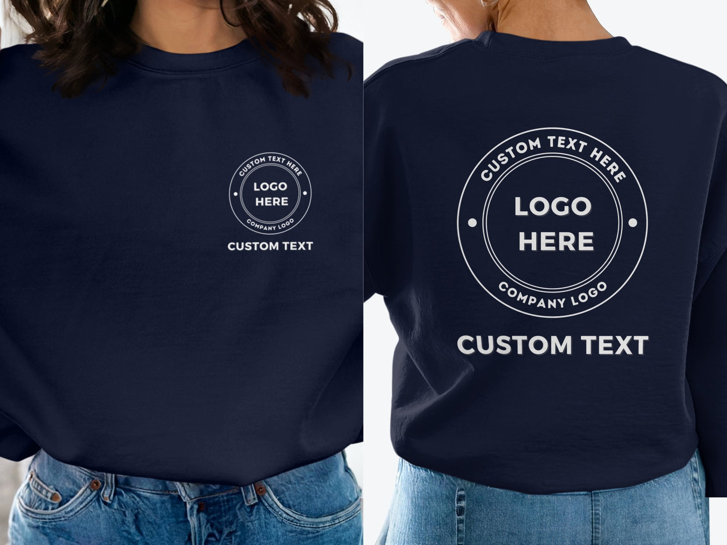 "Custom Logo/Text Shirt, Custom Sweatshirt, Custom Hoodie, Personalized Clothing"- ADULTS/TEENS/TODDLERS/INFANTS