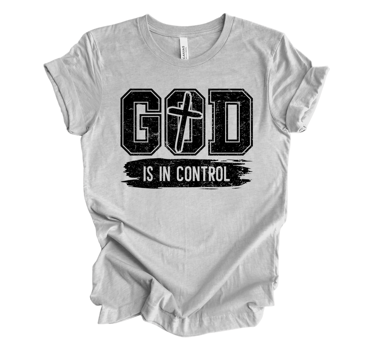 Faith-inspired Tee- "GOD is in Control"
