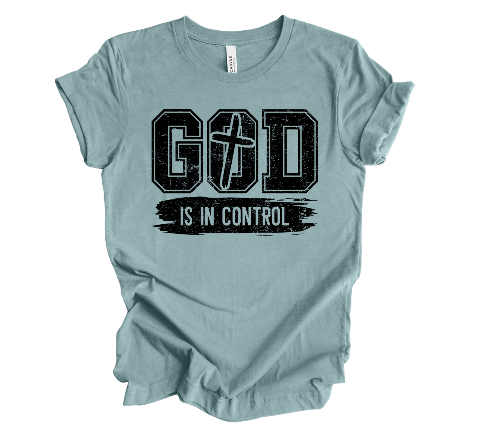 Faith-inspired Tee- "GOD is in Control"