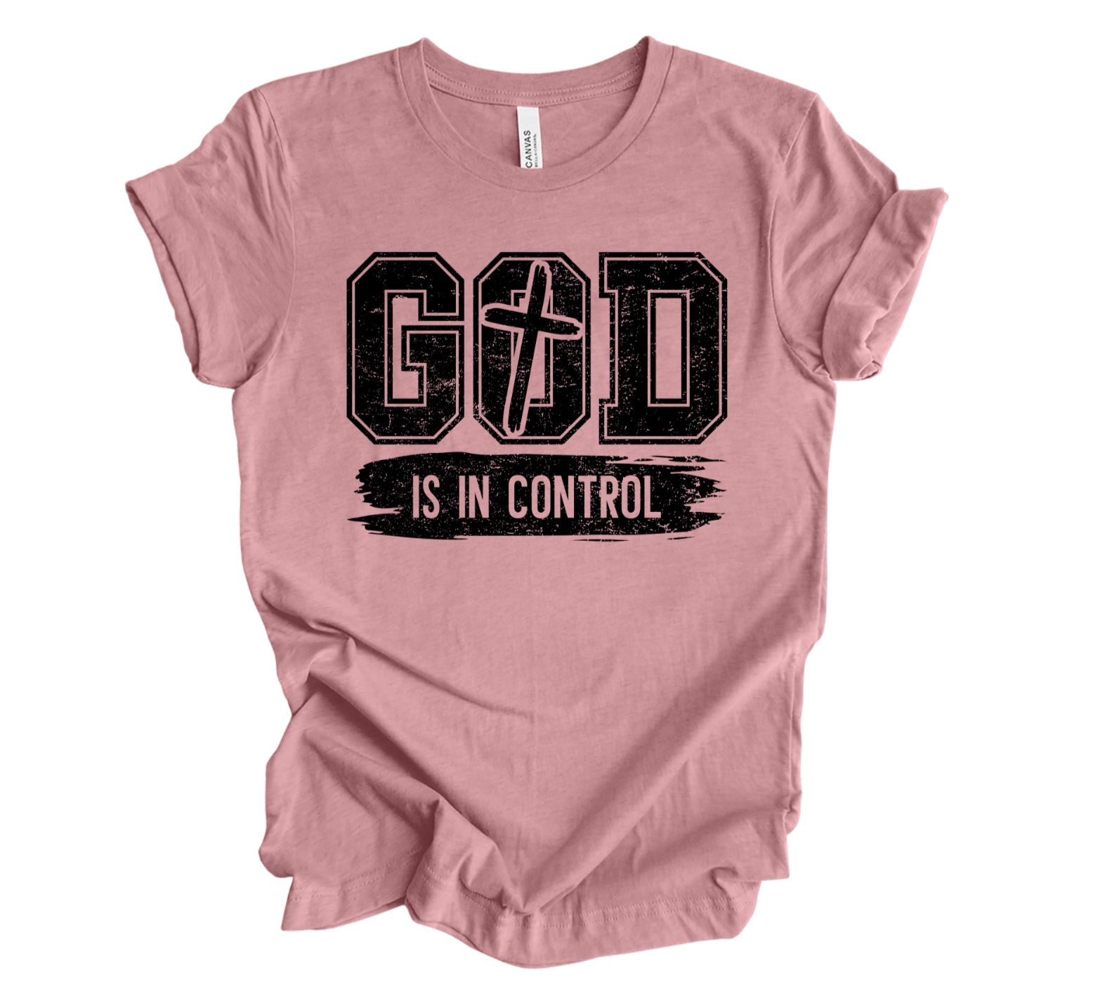 Faith-inspired Tee- "GOD is in Control"