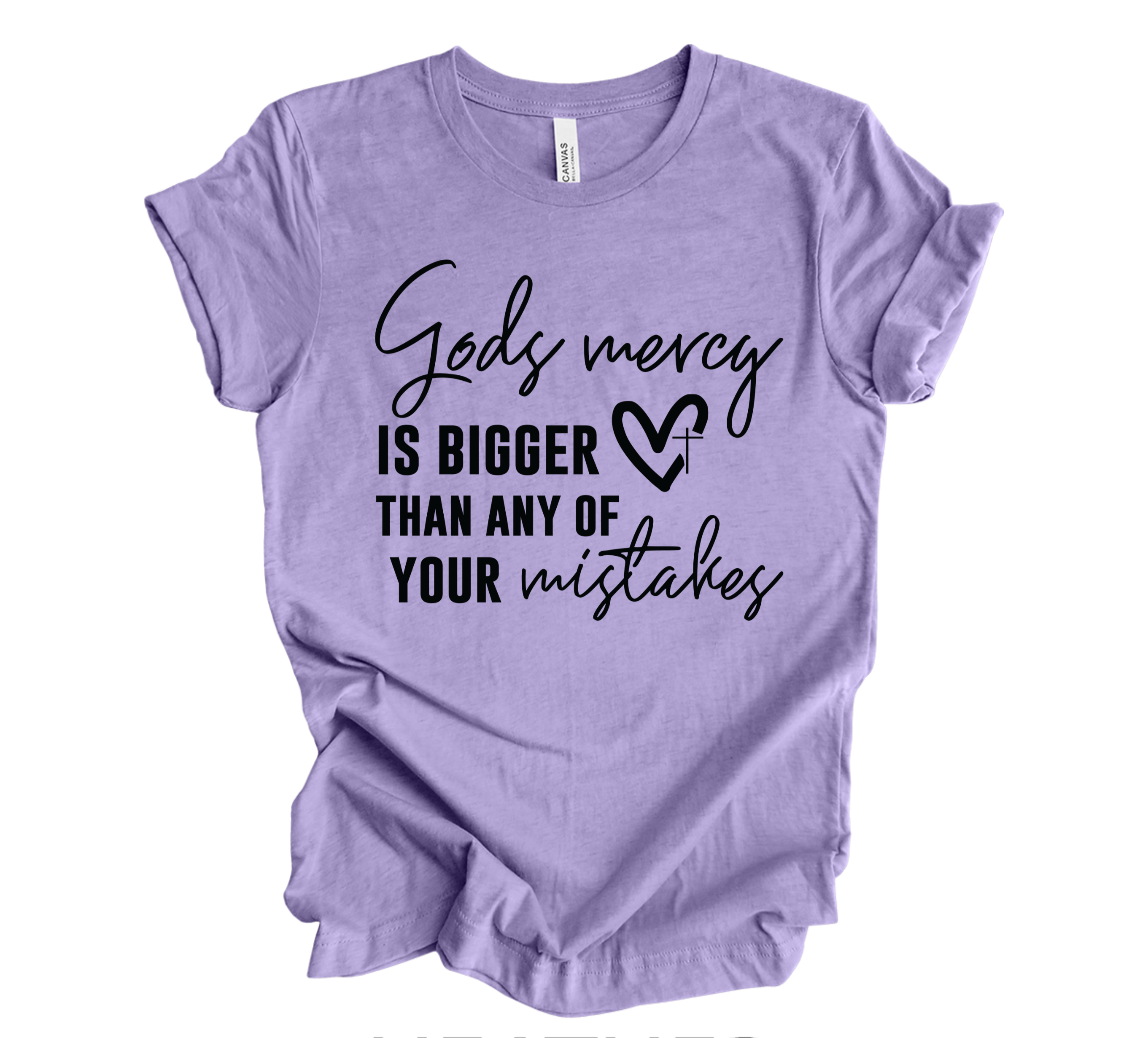 Faith-inspired Tee- "God's Mercy..."