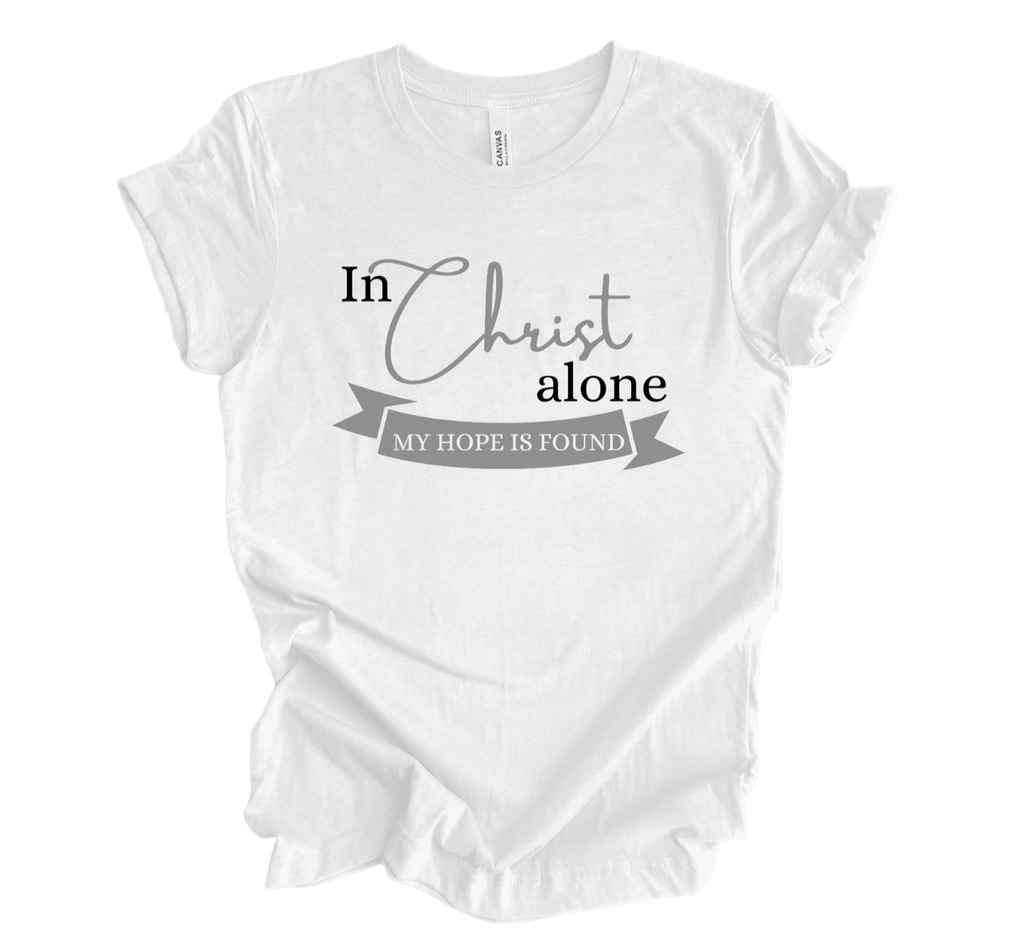 Faith-inspired Tee- "In Christ Alone"
