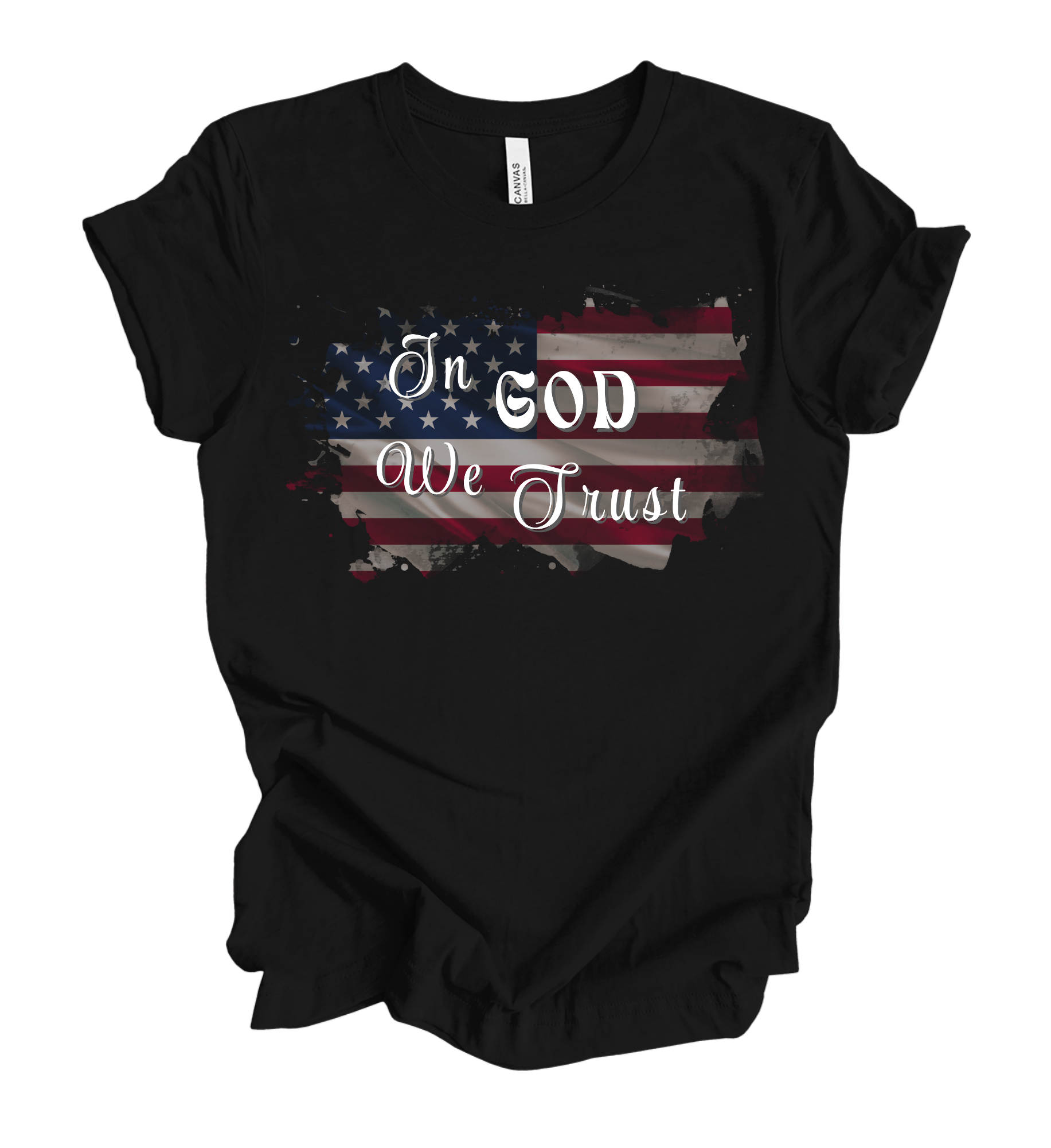 Faith-inspired Tee- "In God We Trust"
