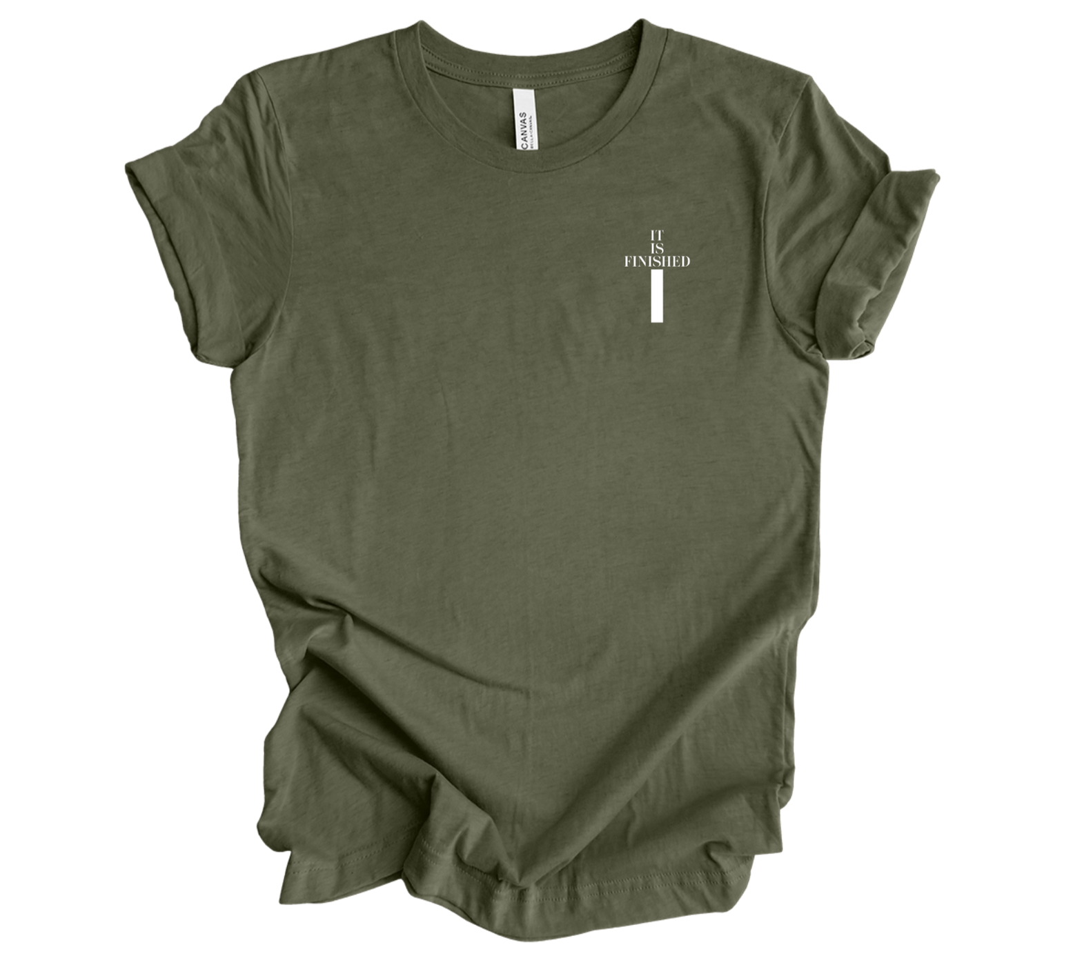 Faith-inspired Tee- "It is Finished"