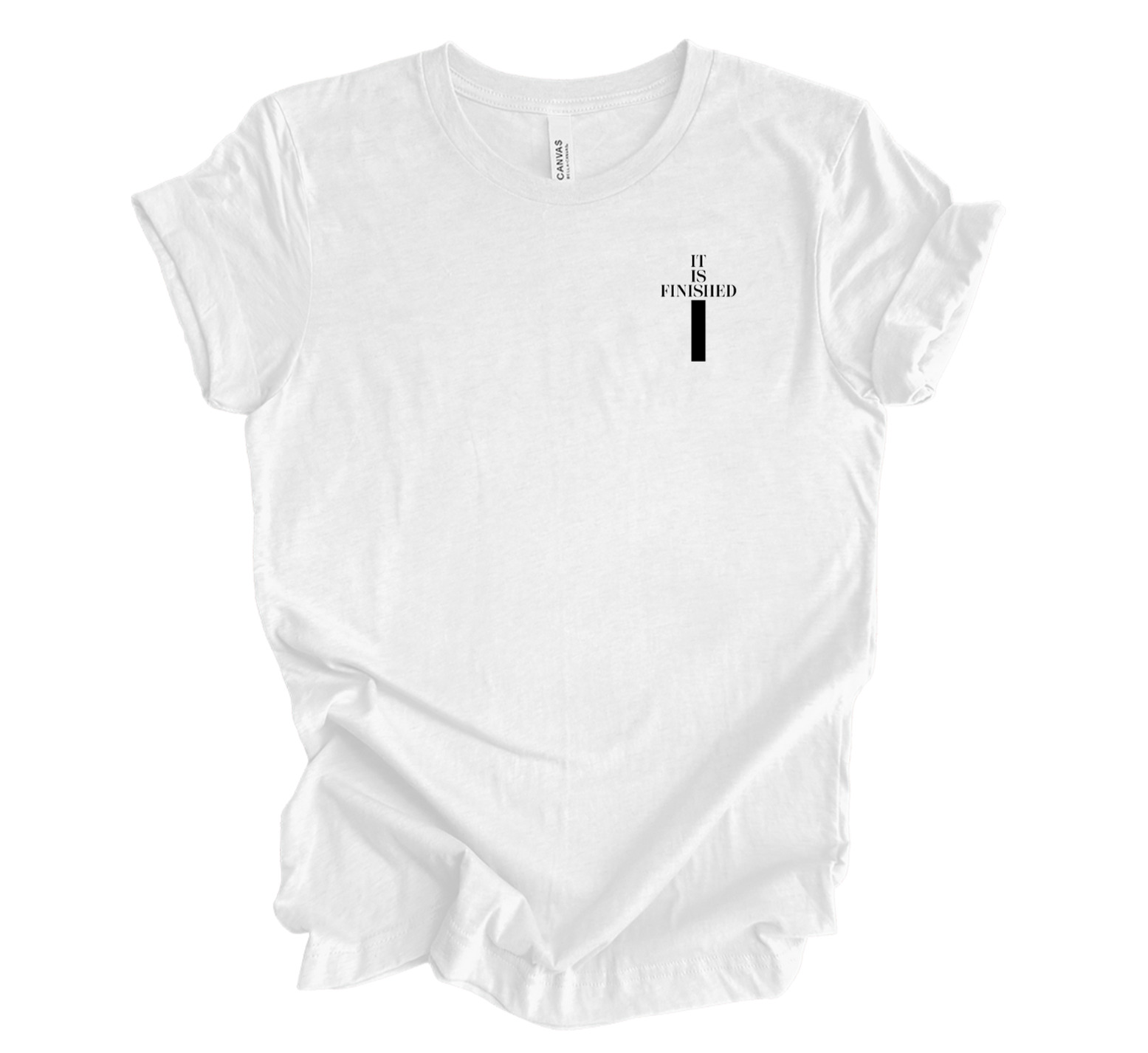 Faith-inspired Tee- "It is Finished"