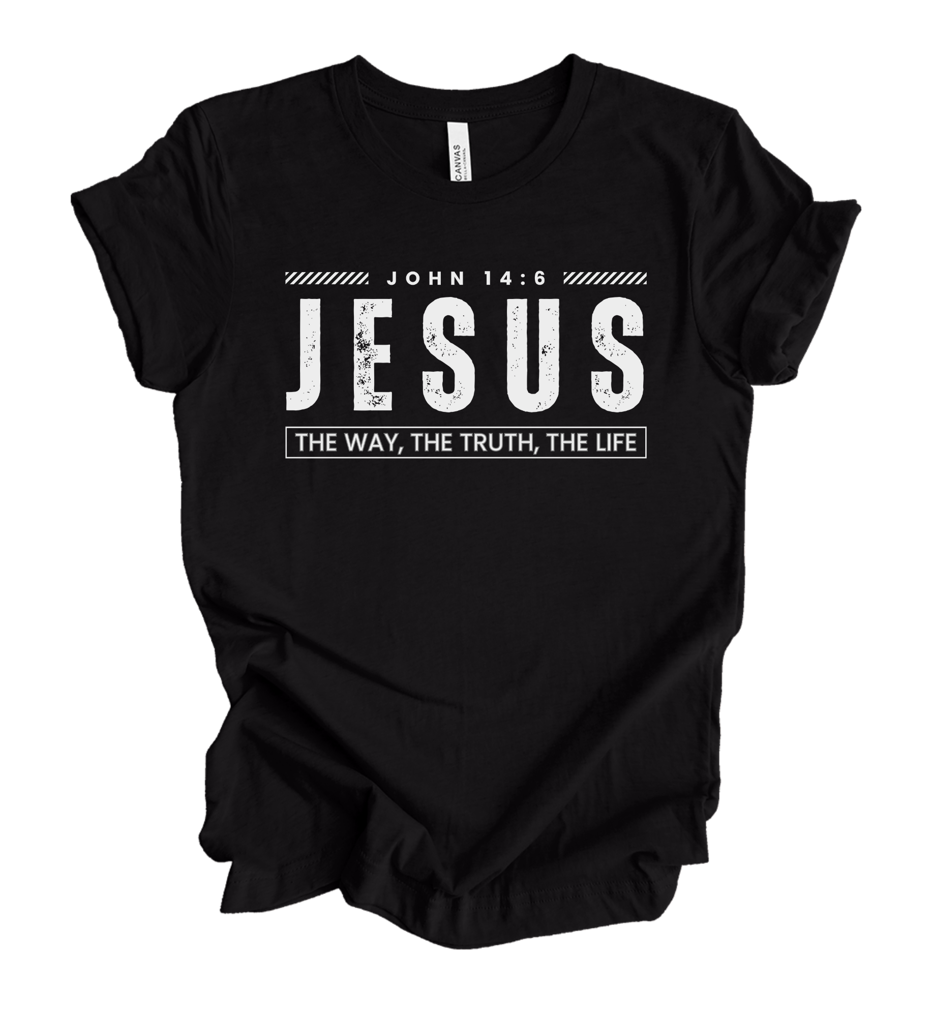 Faith-inspired Tee- "JESUS: The Way, The Truth, The Life-John 14:6"