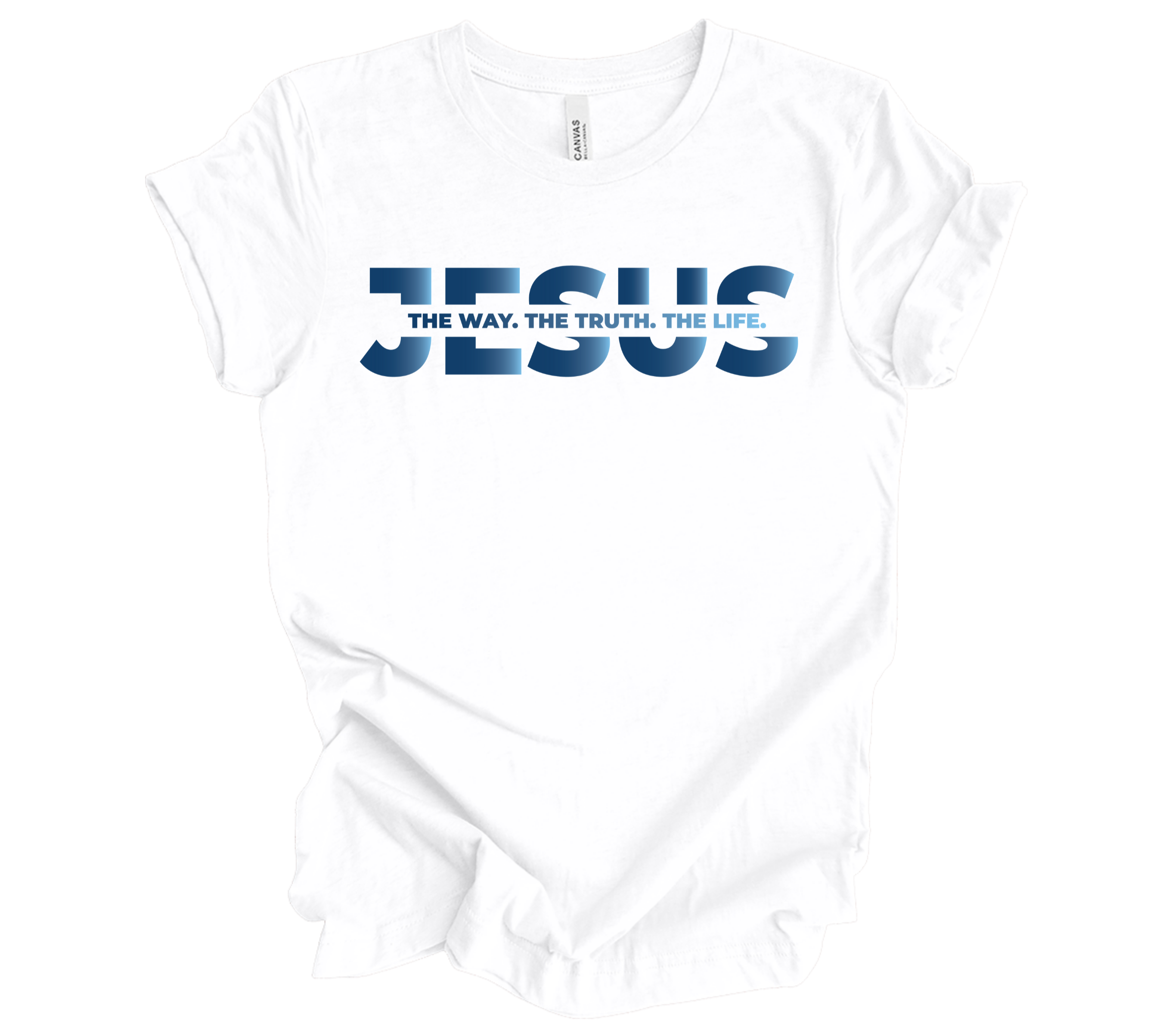 Faith-inspired Tee- "JESUS-The Way, The Truth, The Life"