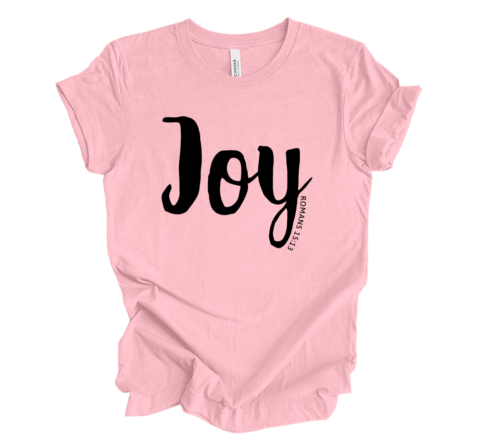 Faith-inspired Tee- "Joy-Rom.15:3"