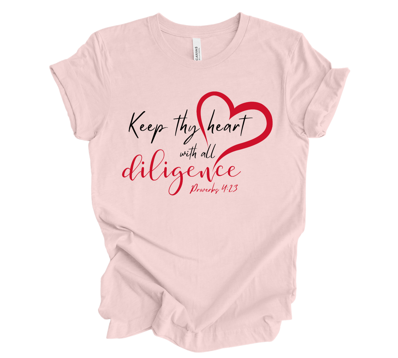 Faith-inspired Tee- "Keep Thy Heart..."