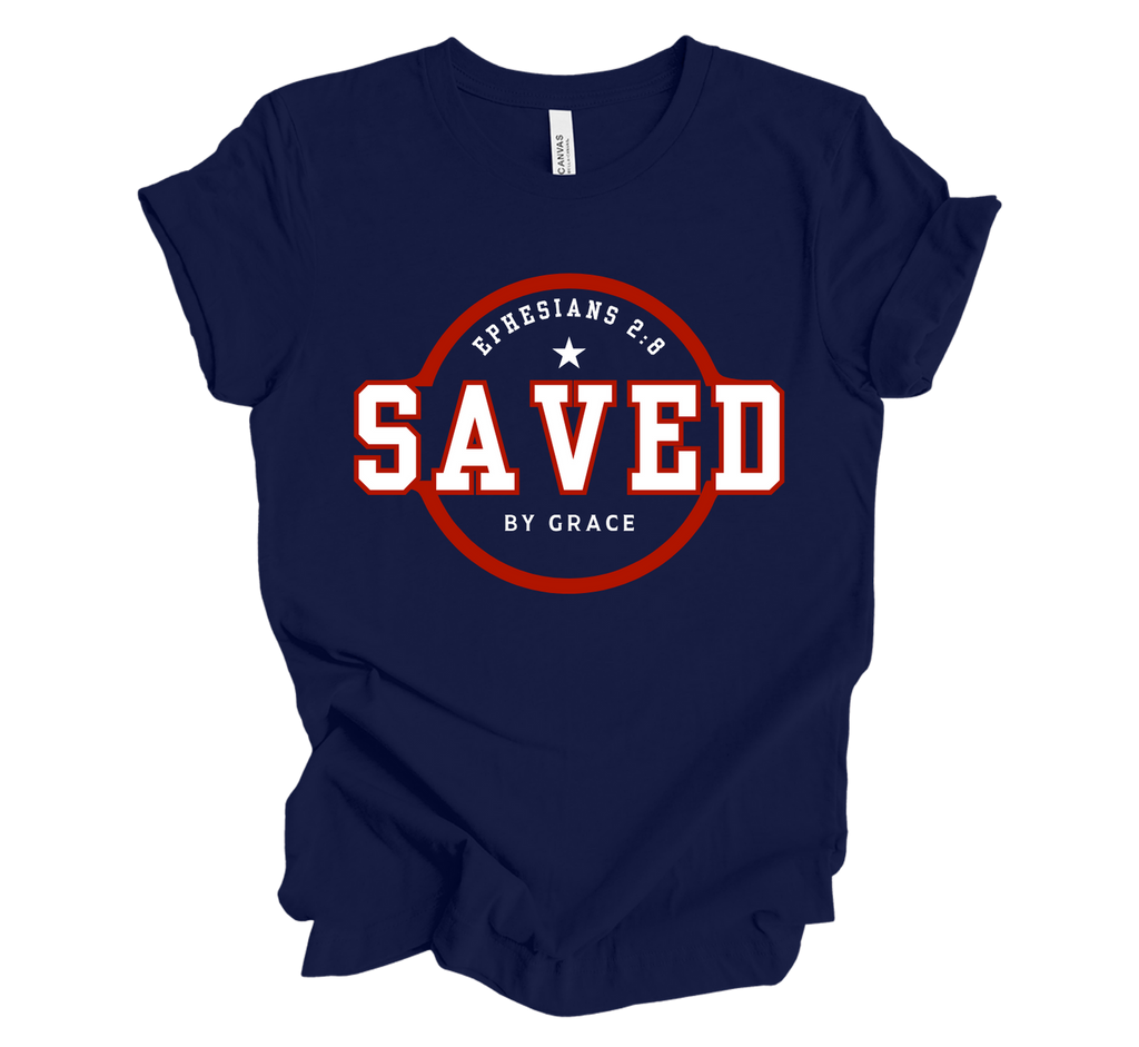 Faith-inspired Tee- "SAVED"