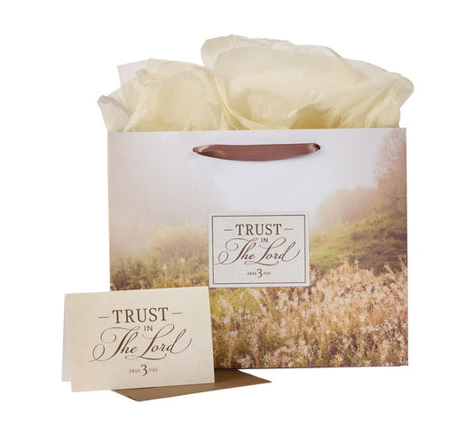 Gift Bag-Trust in the LORD Large Landscape Gift Bag - Proverbs 3:5