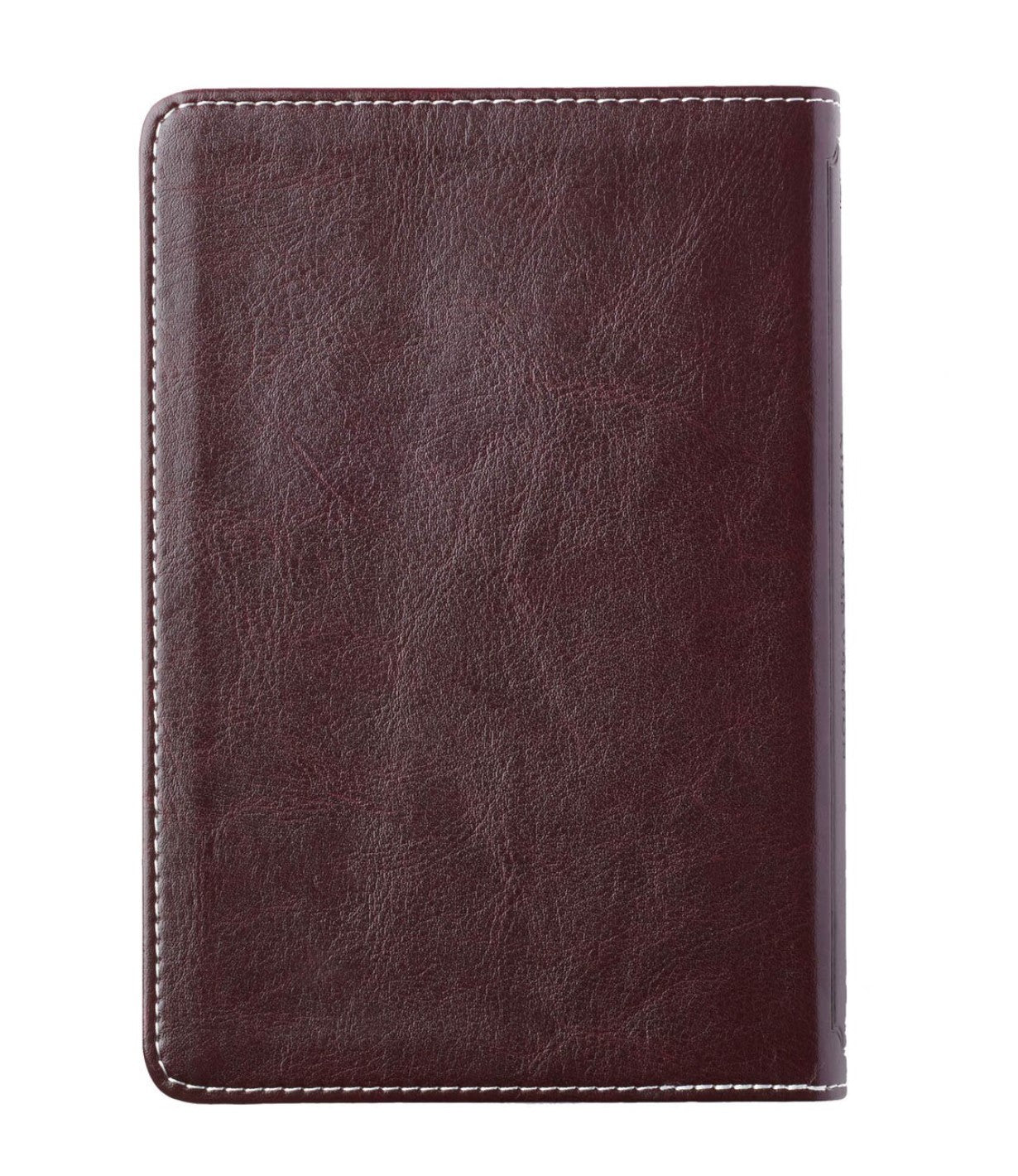 Bible-Burgundy and Pink Faux Leather Compact King James Version Bible