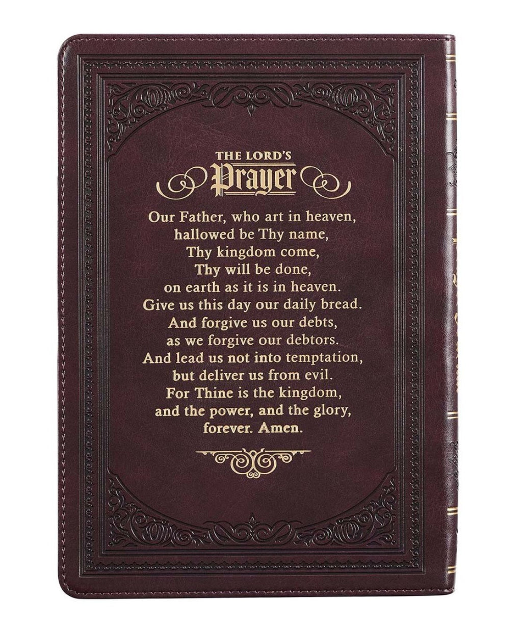 Journal-The LORD's Prayer Dark Brown Prompted Prayer Journal