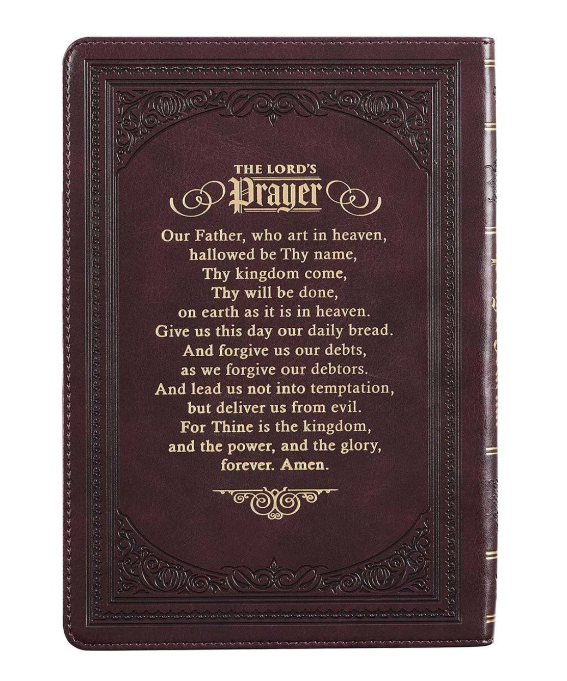 Journal-The LORD's Prayer Dark Brown Prompted Prayer Journal