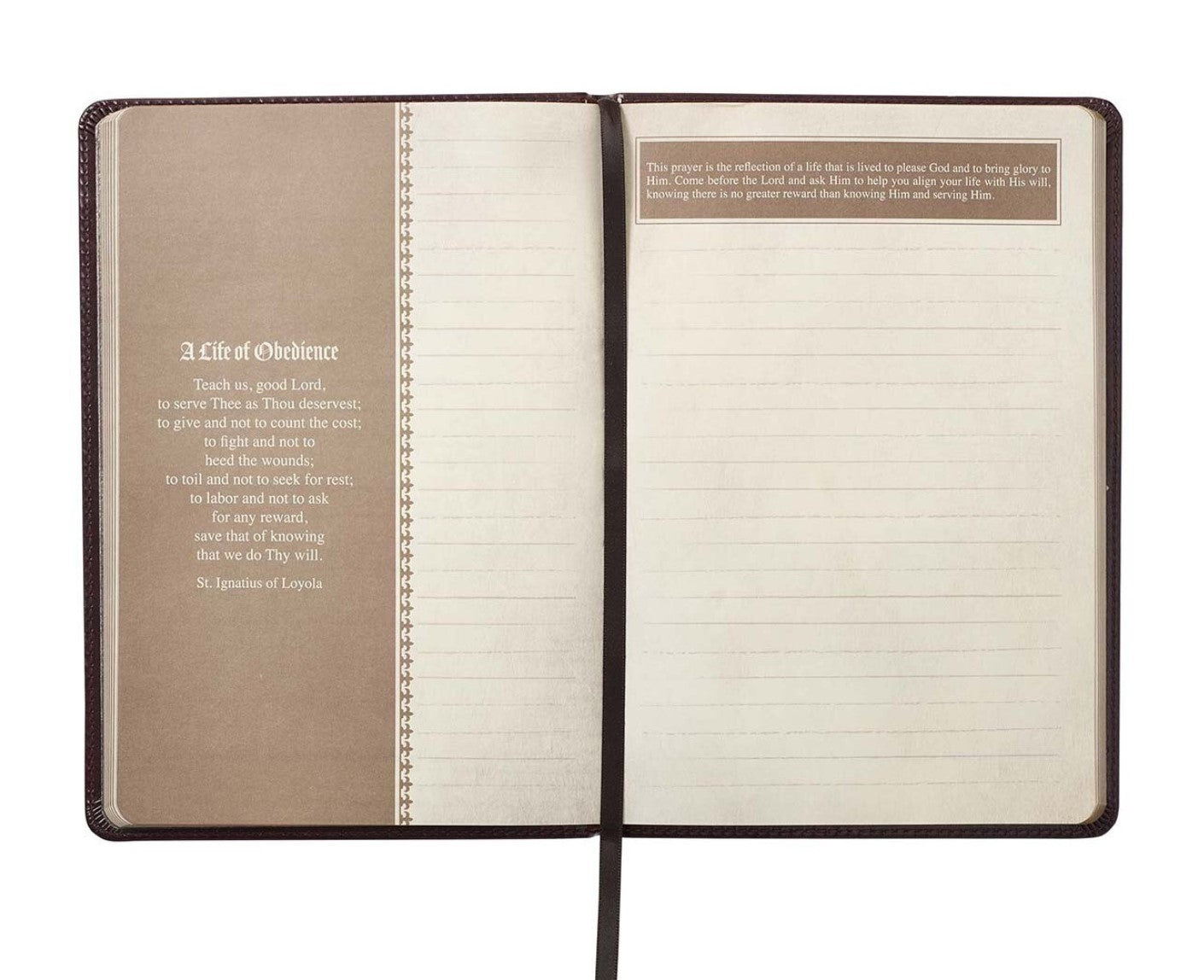 Journal-The LORD's Prayer Dark Brown Prompted Prayer Journal
