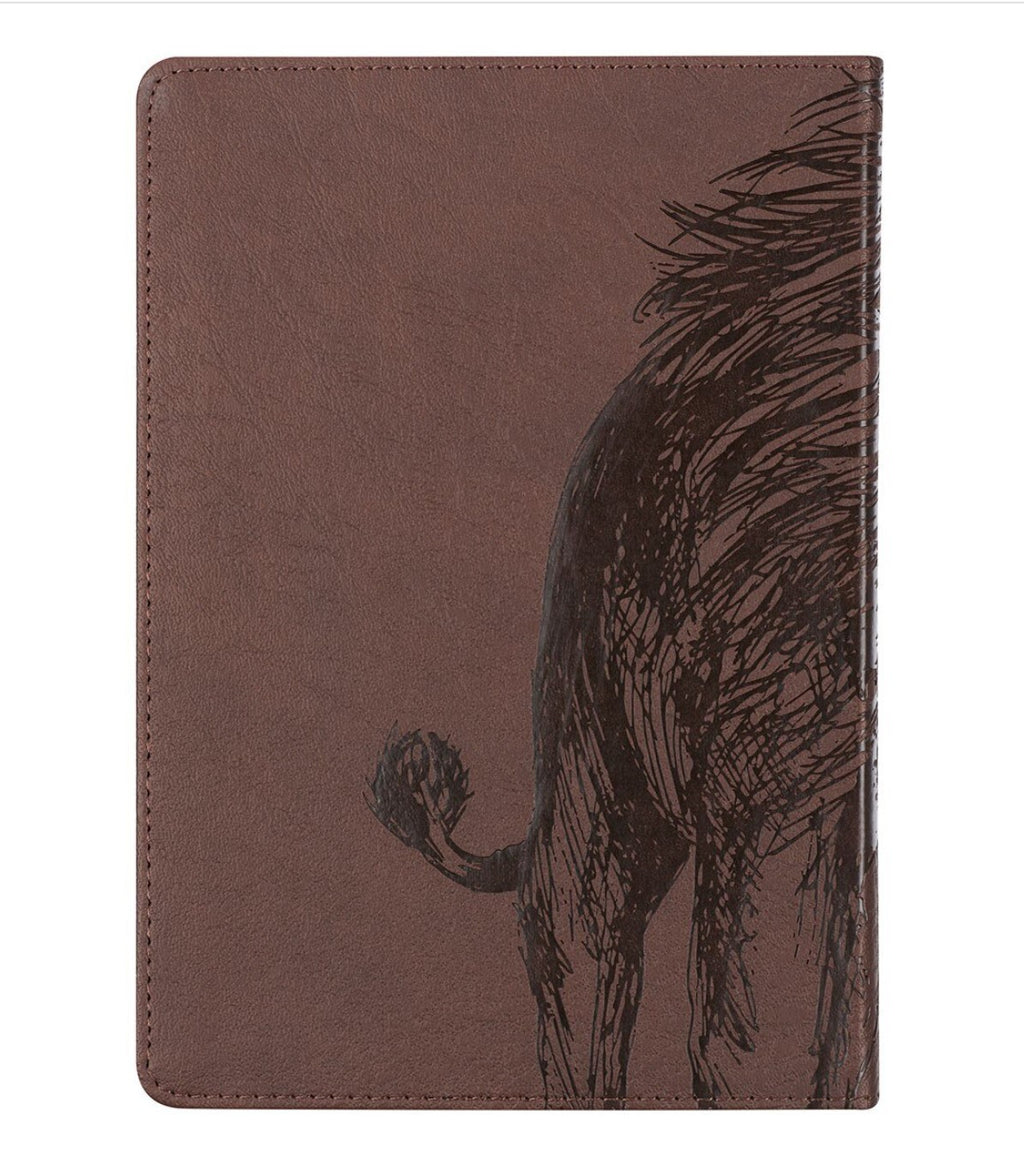 Journal-My Strength and My Defense Walnut-Brown Faux Leather Classic Journal - Exodus 15:2