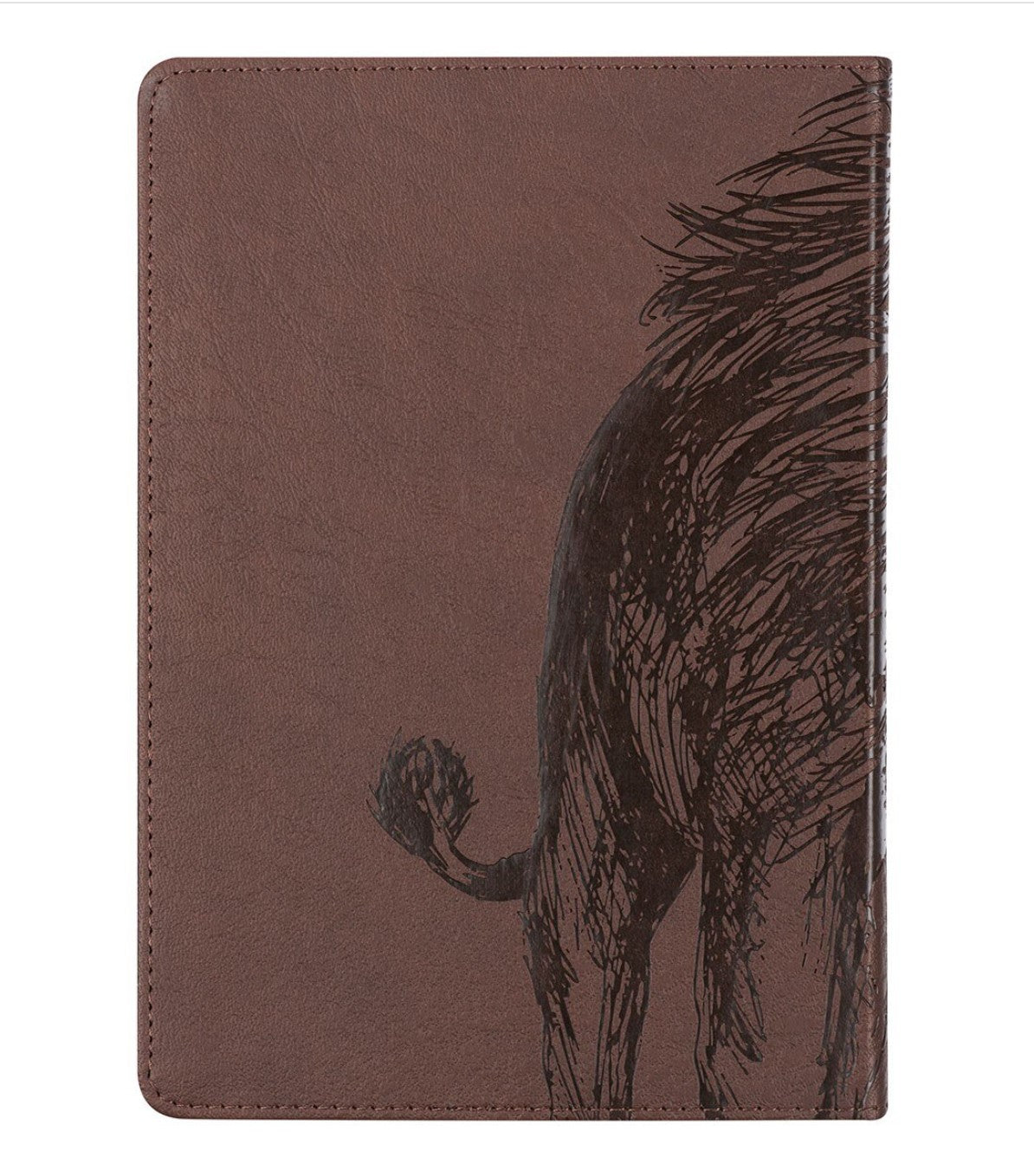 Journal-My Strength and My Defense Walnut-Brown Faux Leather Classic Journal - Exodus 15:2